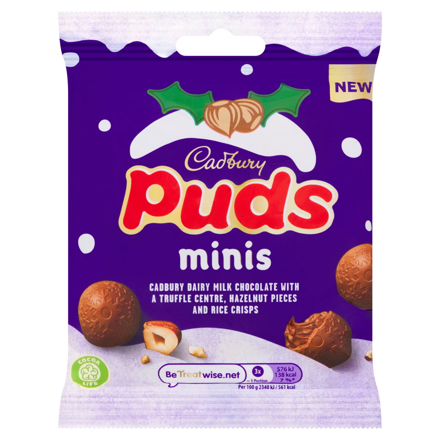 Cadbury Milk Chocolate Mini Puds (73 g)