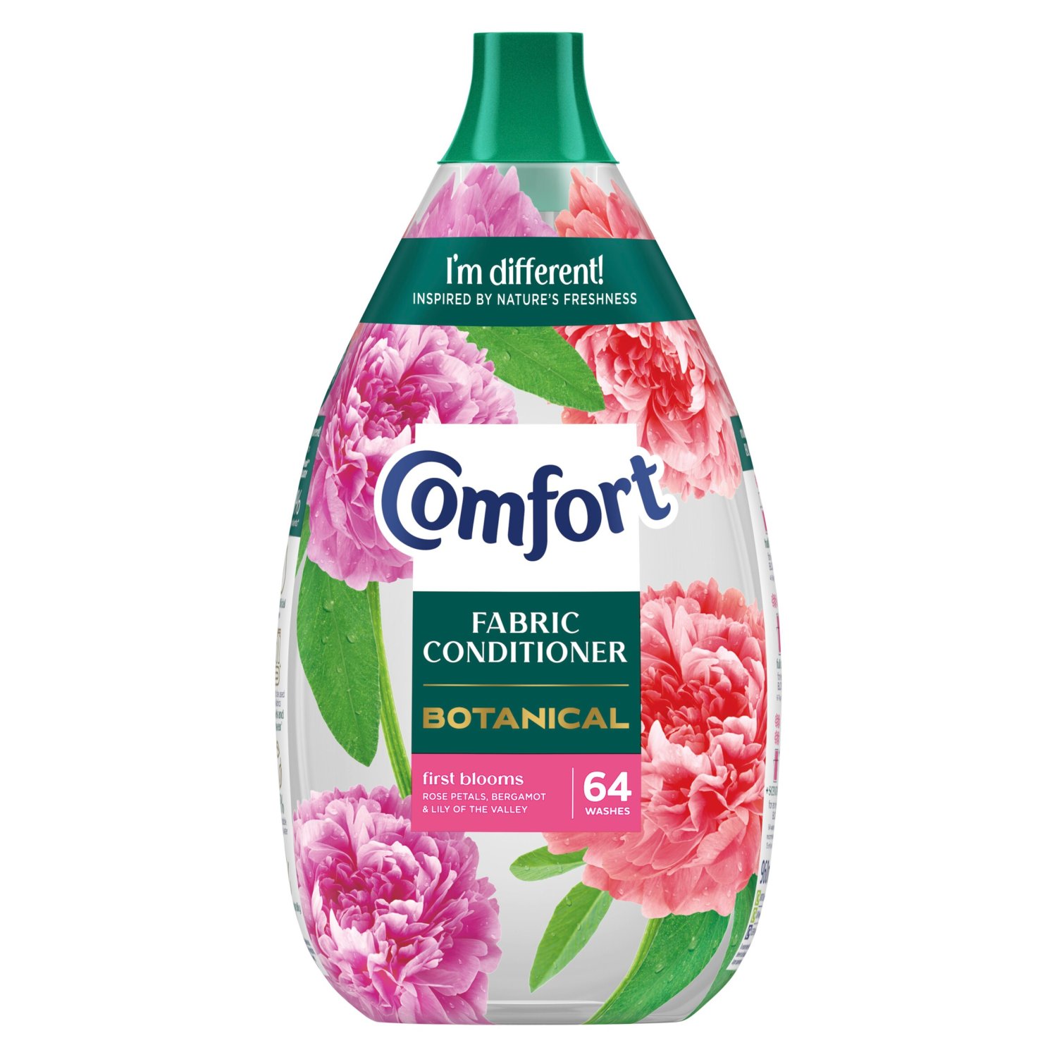 Comfort Botanical Summer Bouquet Fabric Conditioner 64 Wash  (960 ml)