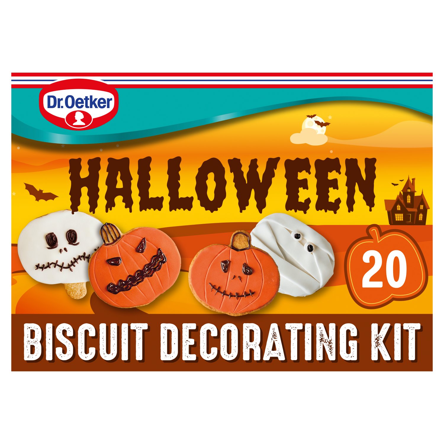 Dr.Oetker Halloween Biscuit Decoration Kit (484 g)