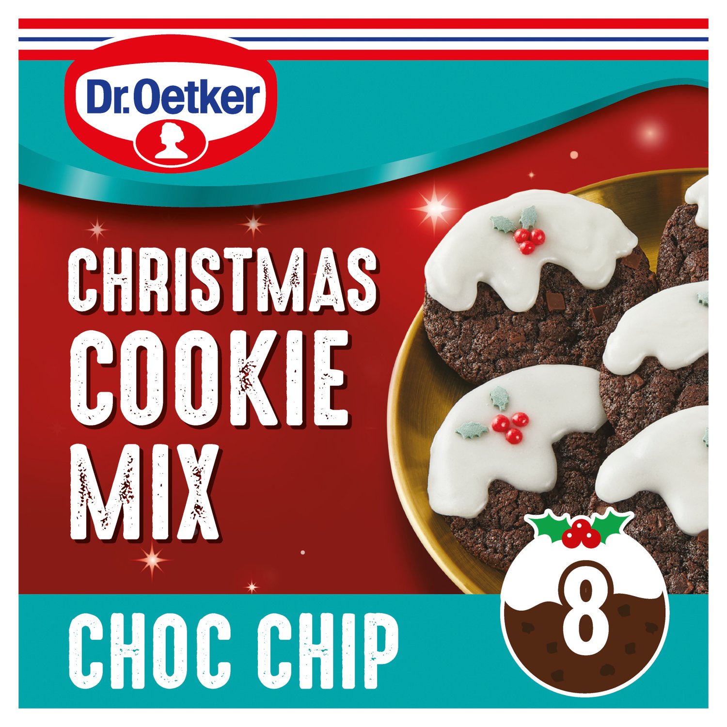 Dr.Oetker Christmas Chocolate Chip Cookie Mix (230 g)