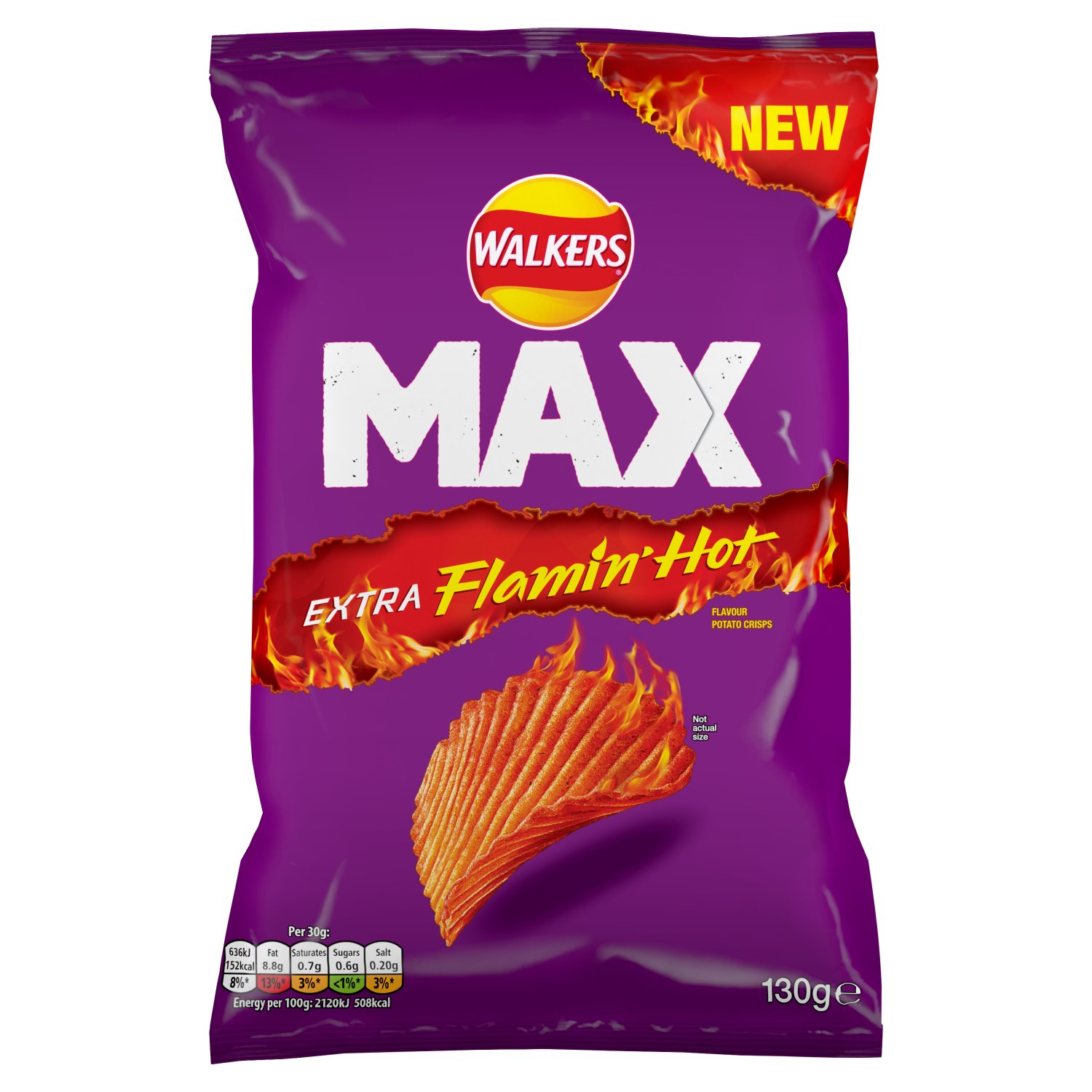 Walkers Max Rxtra Flamin Hot (130 g)