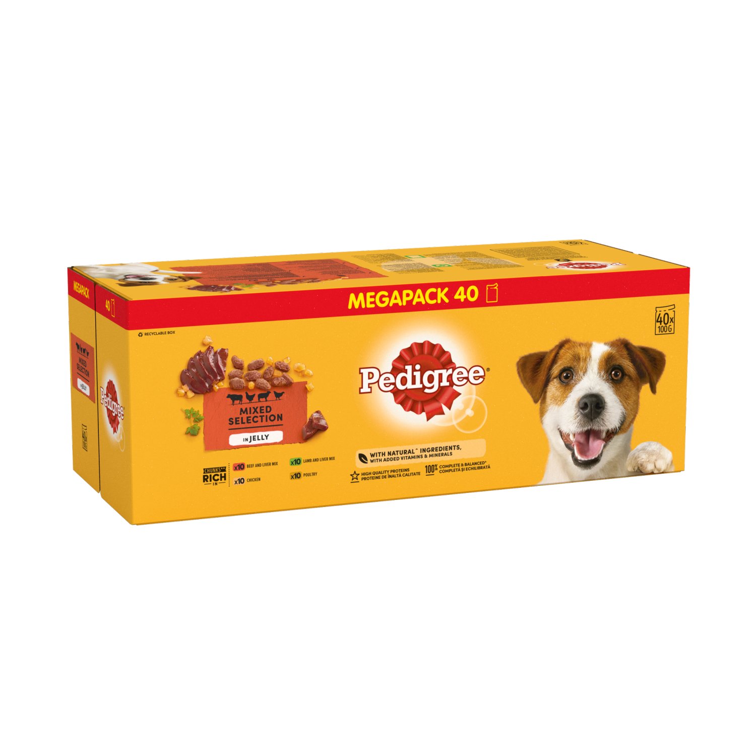 Pedigree Mixed Selection in Jelly Mega Pack 40 Pack (100 g)