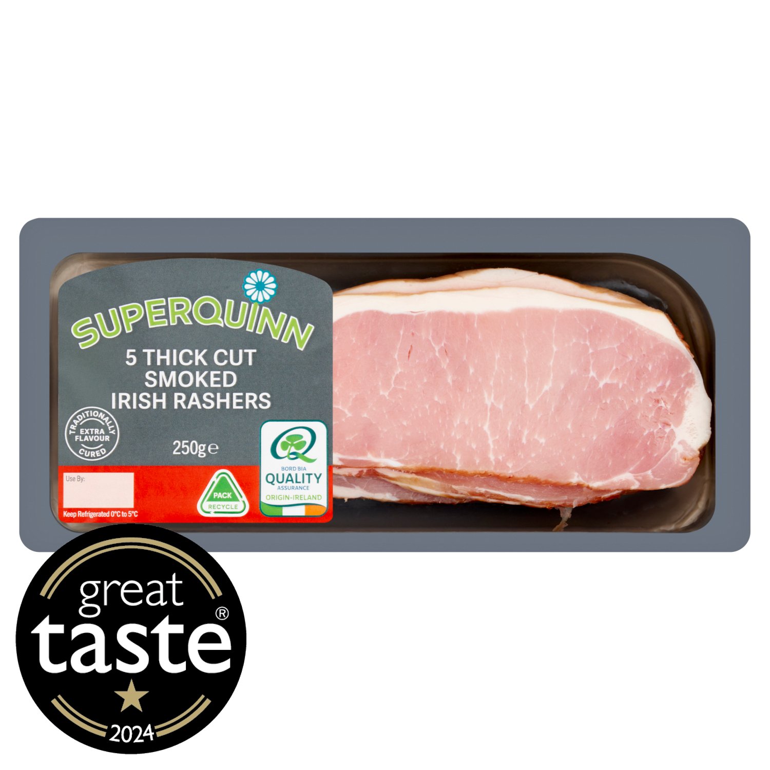 Superquinn Thick Cut Smoked Rasher (250 g)