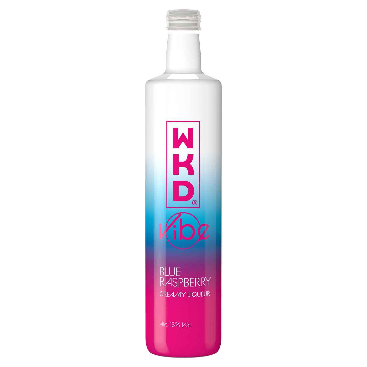 WKD Vibe Blue Raspberry Creamy Liqueur Bottle (50 cl)