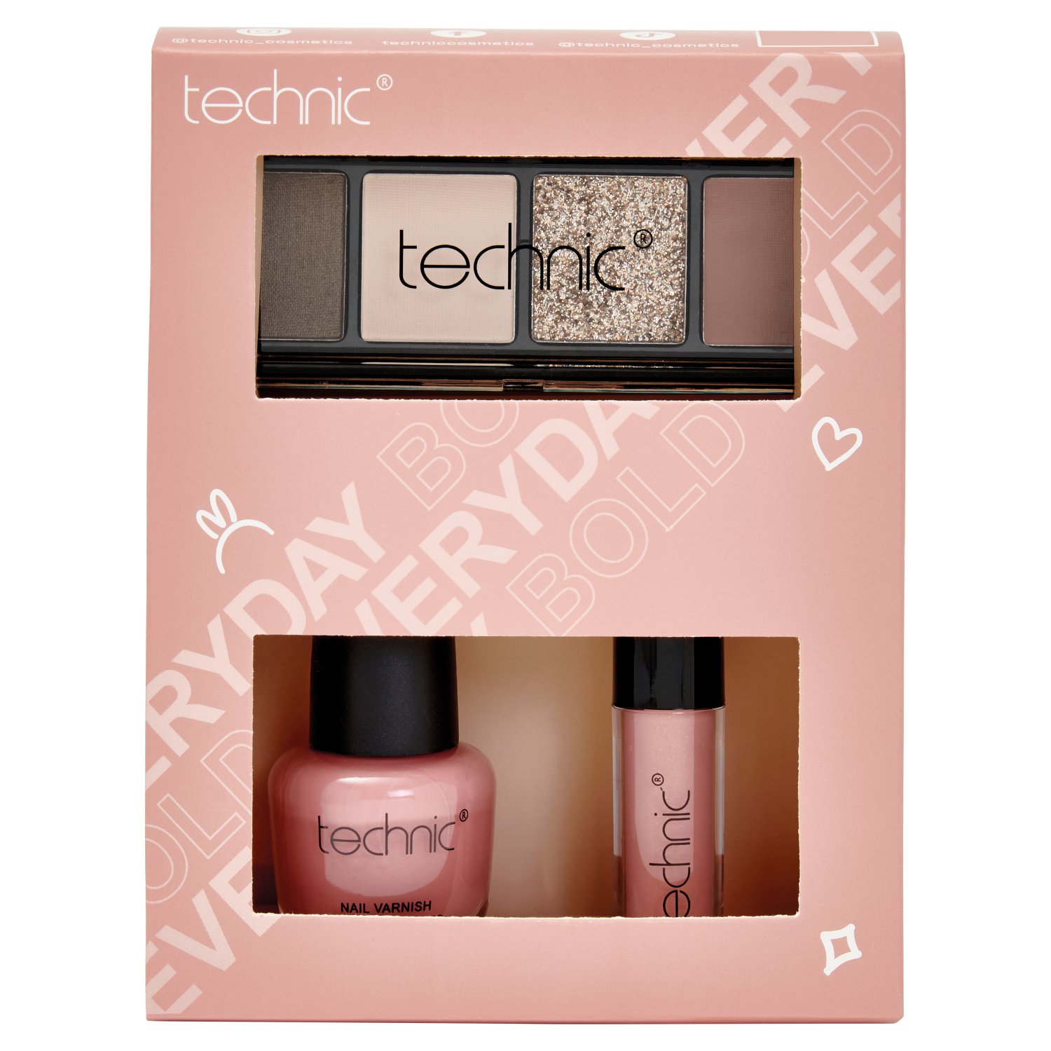 Technic Eye Lip & Nail Gift Set (1 Piece)