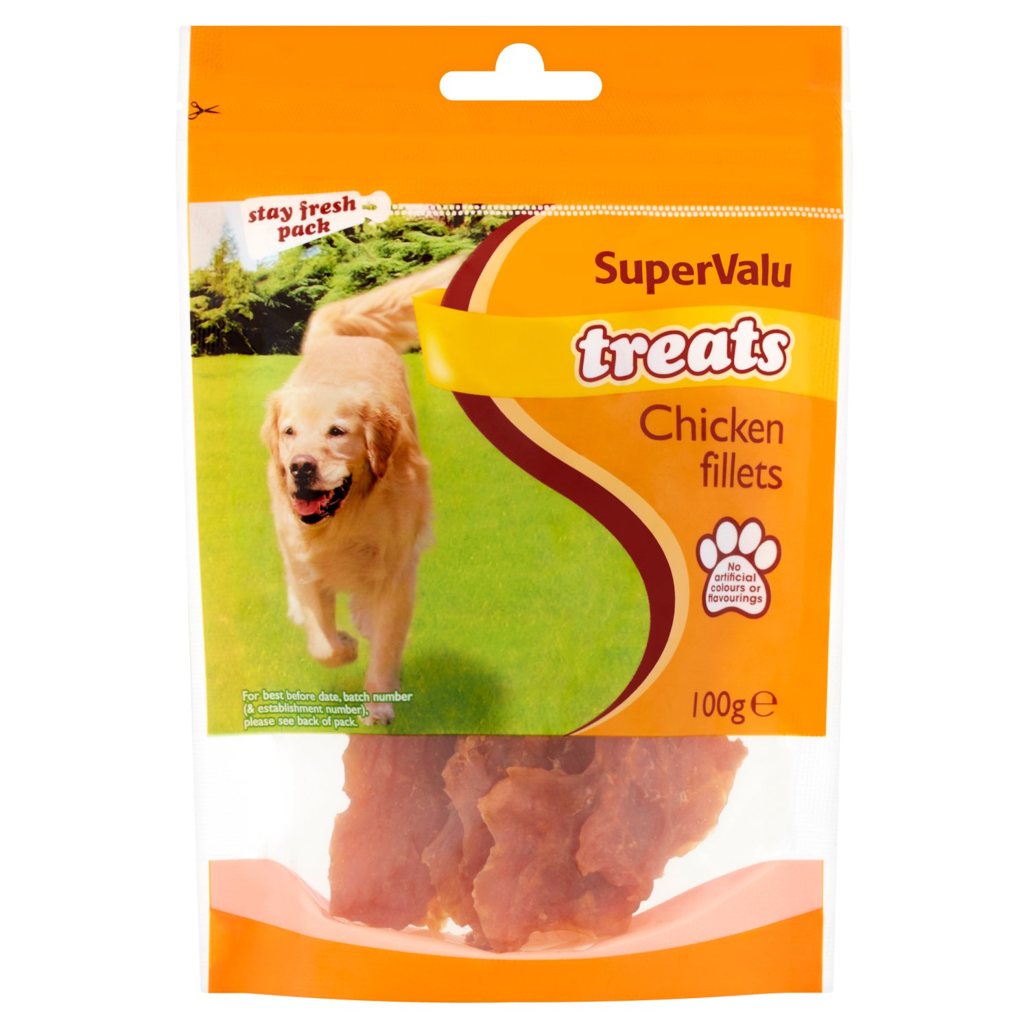 SuperValu Chicken Fillets & Duck Fillets Mixed Dog Treats (100 g)