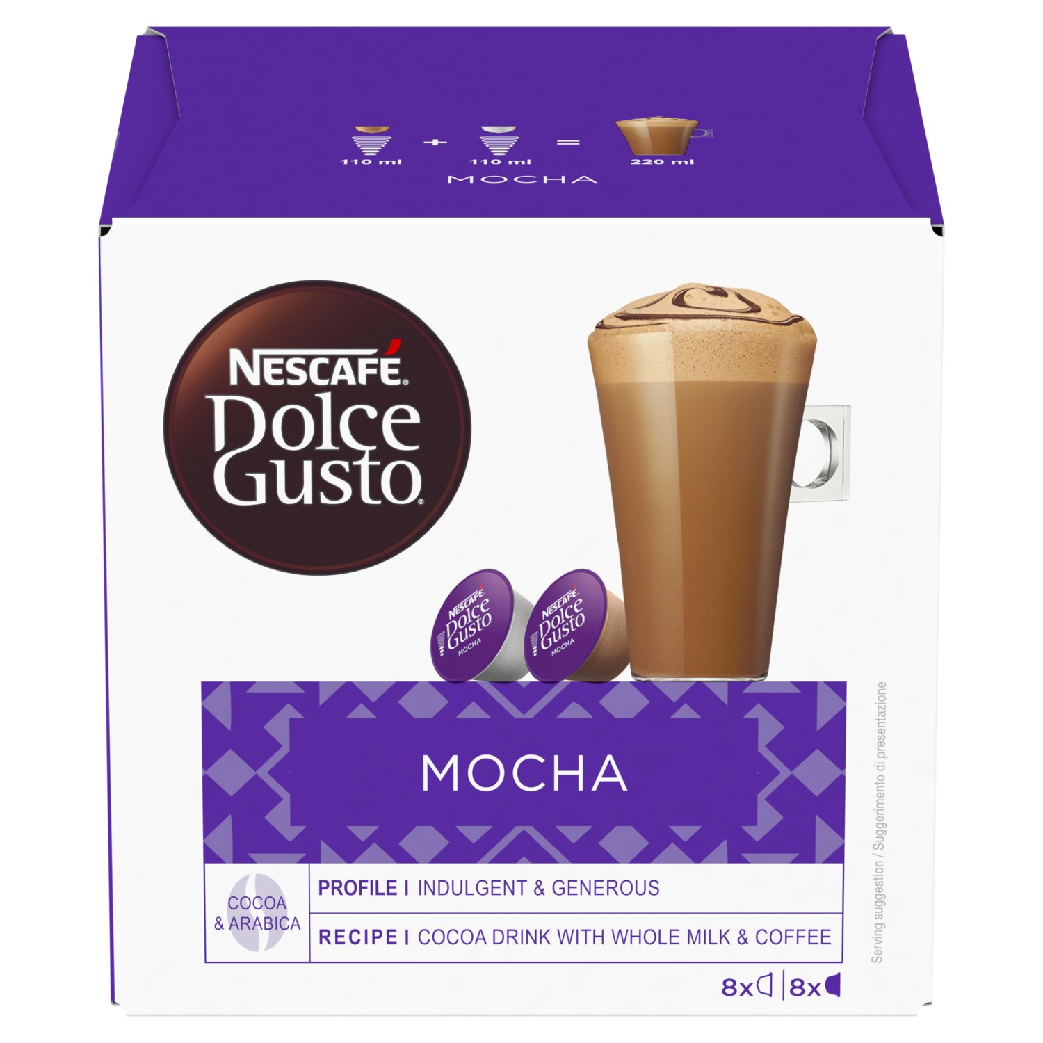 Nescafé Dolce Gusto Mocha 16 Capsules (216 g)