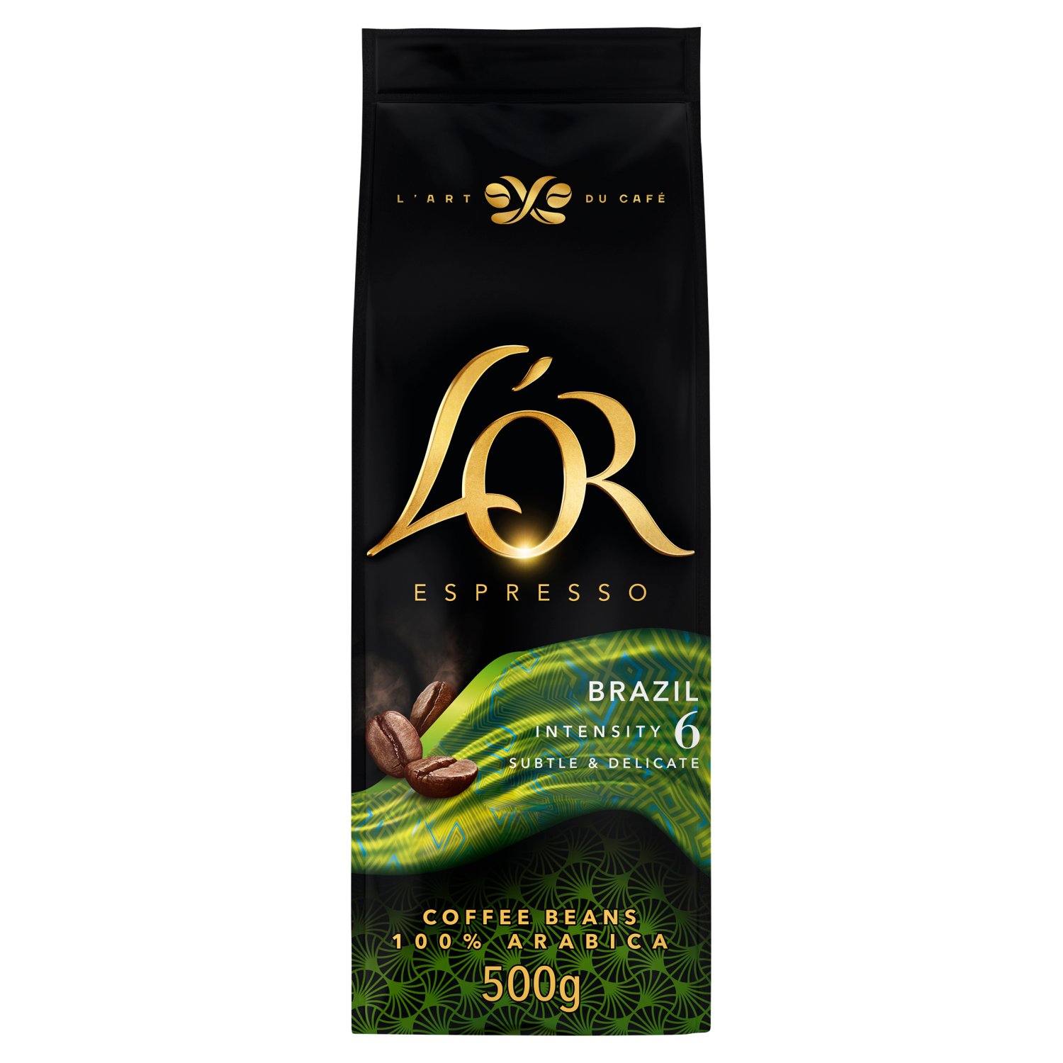 L'or Brazil Espresso Coffee Beans (500 g)