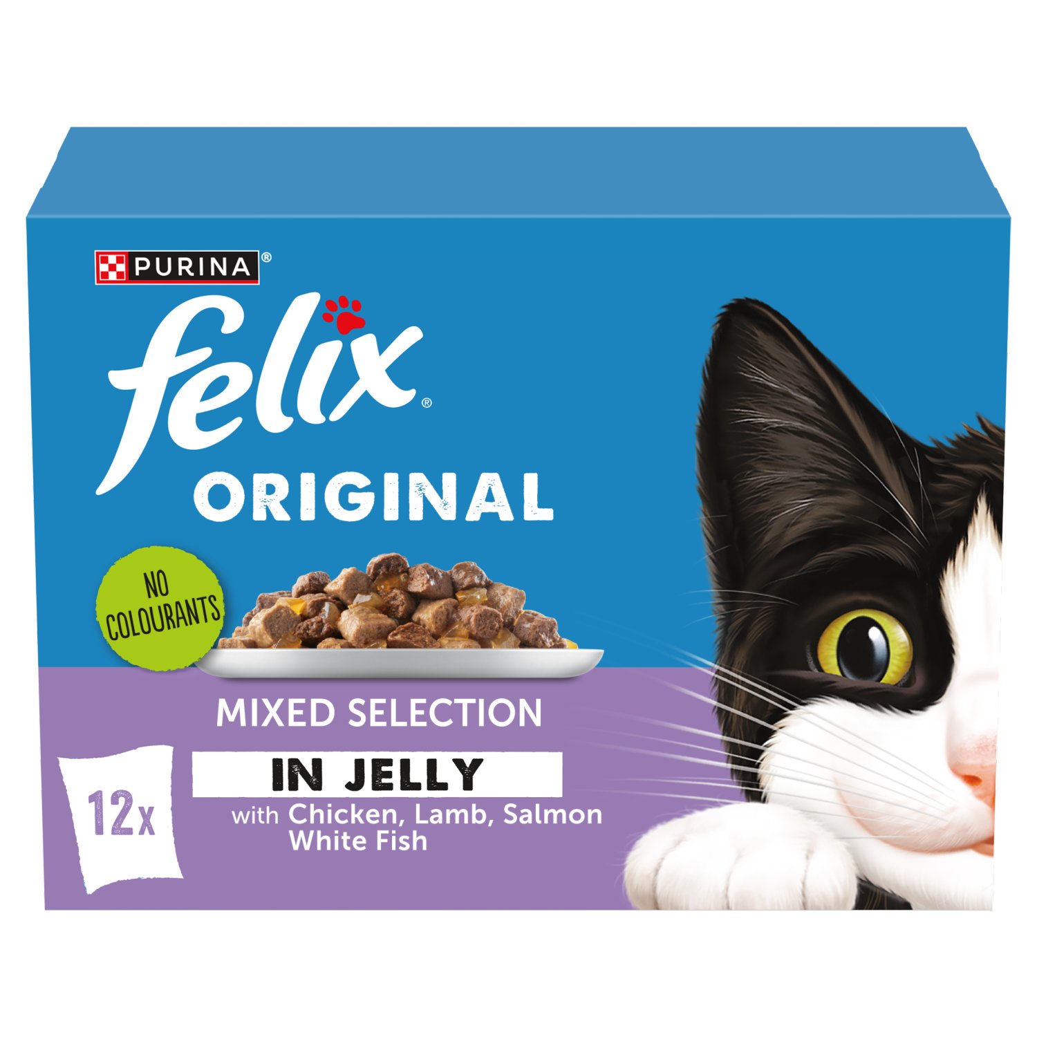 Felix Mixed Selection In Jelly Cat Food Pouch 12 Pack (85 g)