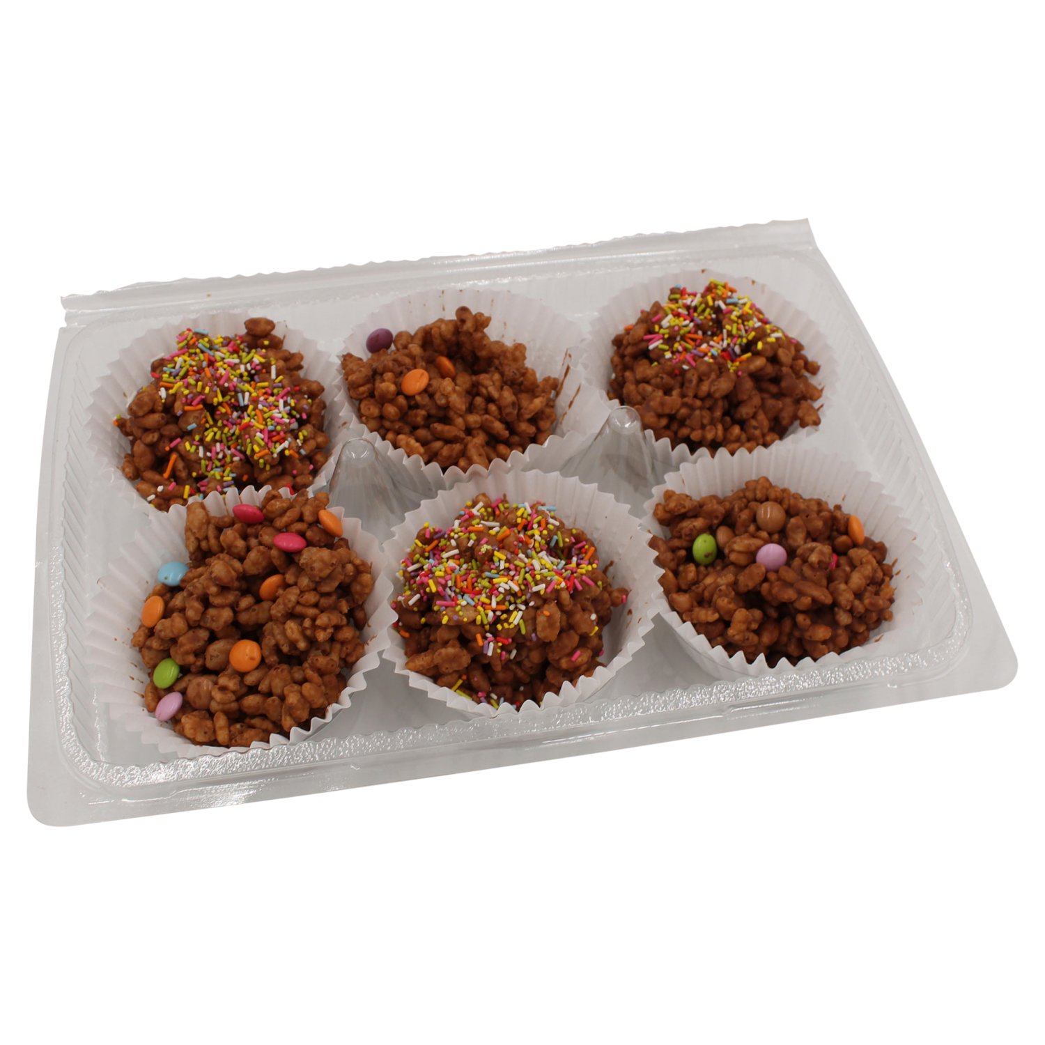 Minihane's Bakery Milk Chocolate Rice Krispie Buns 6 Pack (1 Piece)