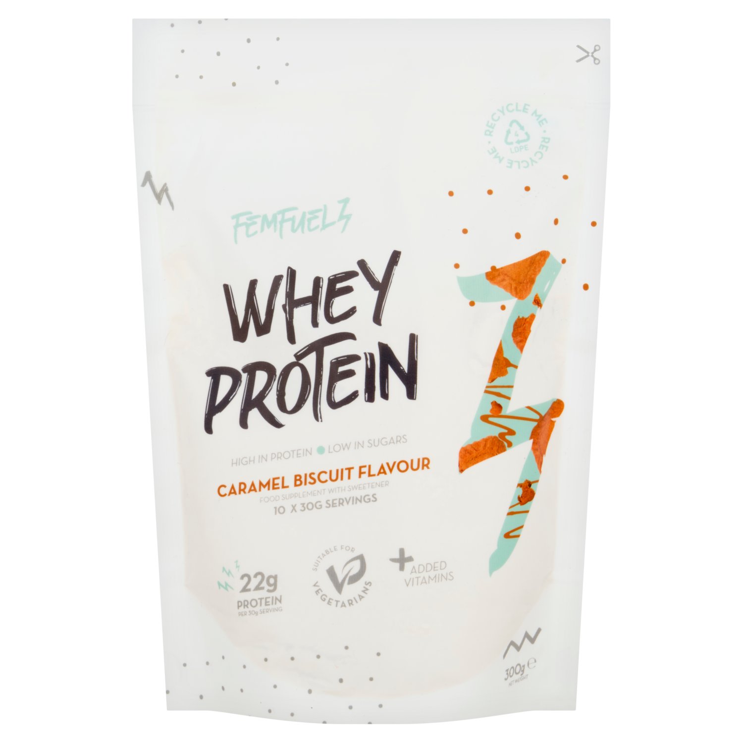 Femfuelz Caramel Biscuit Whey Protein (300 g)