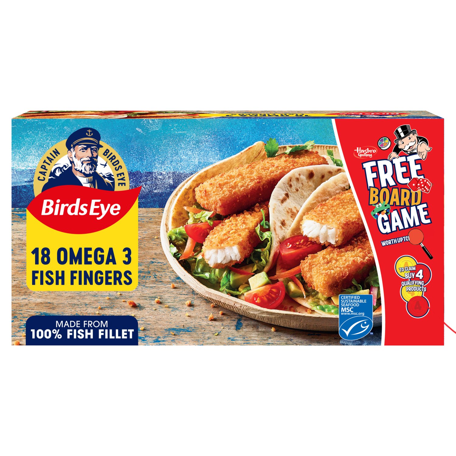 Birds Eye Omega 3 Fish Fingers 18 Pack (28 g)