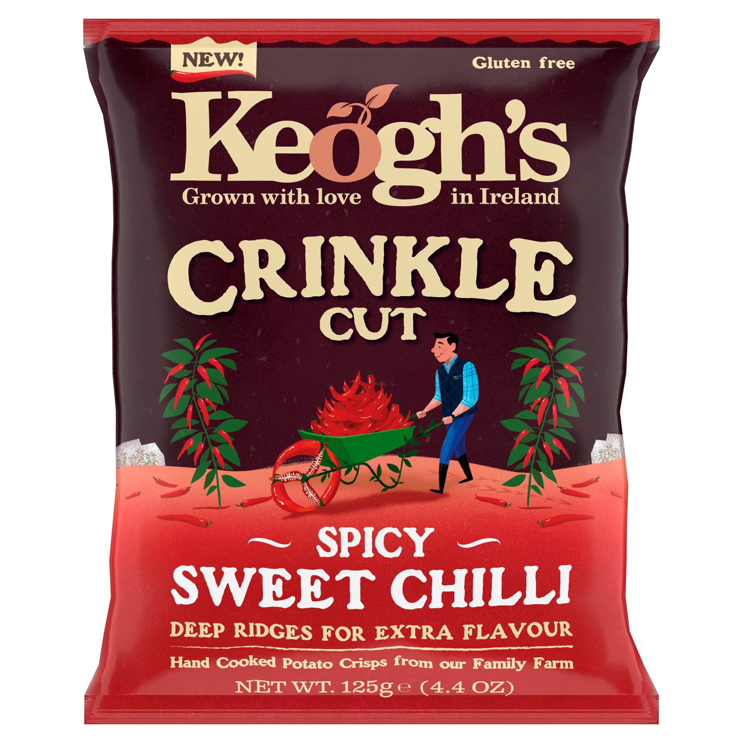 Keogh's Crinkle Cut Spicy Sweet Chilli (125 g)