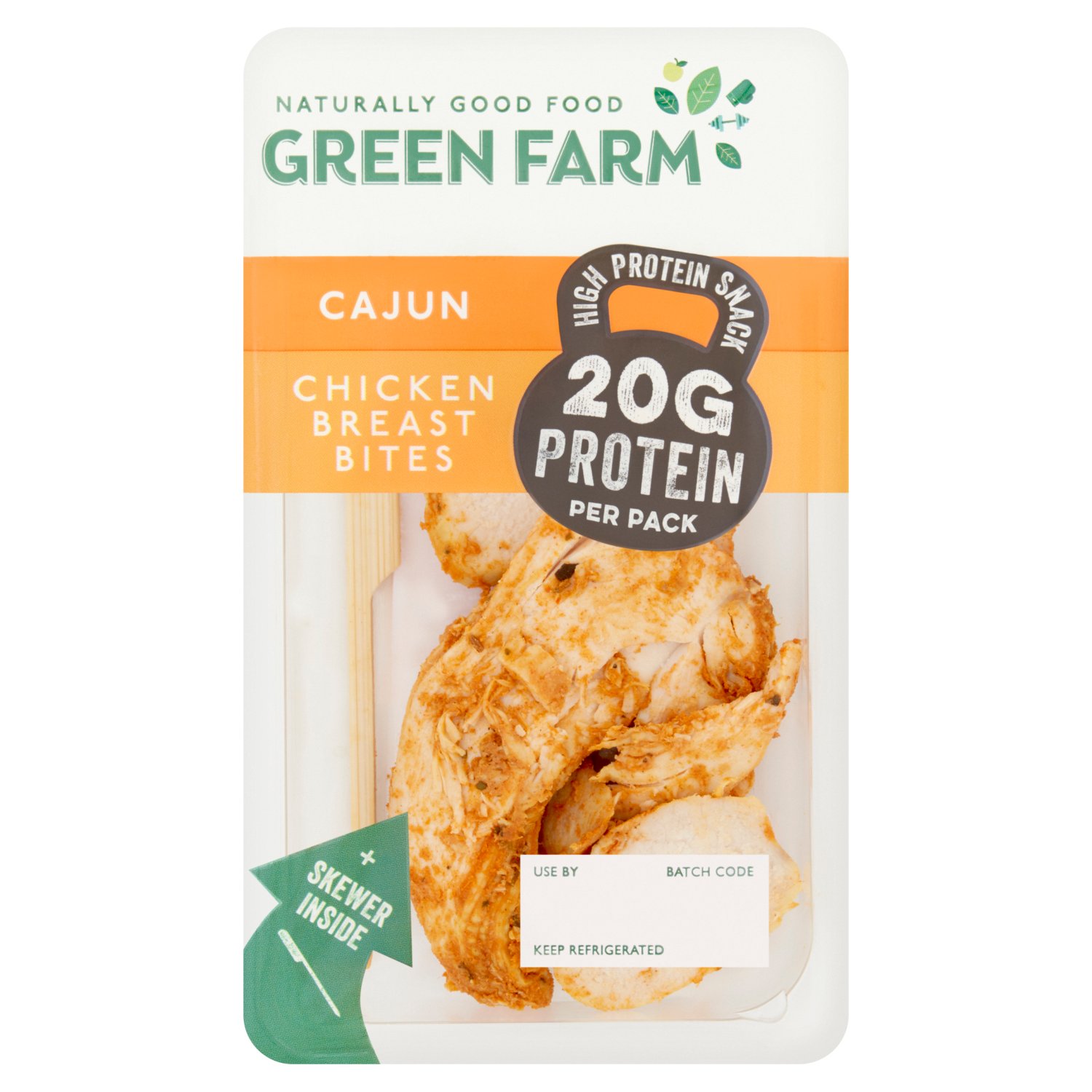 Green Farm Cajun Chicken Breast Bites (80 g)