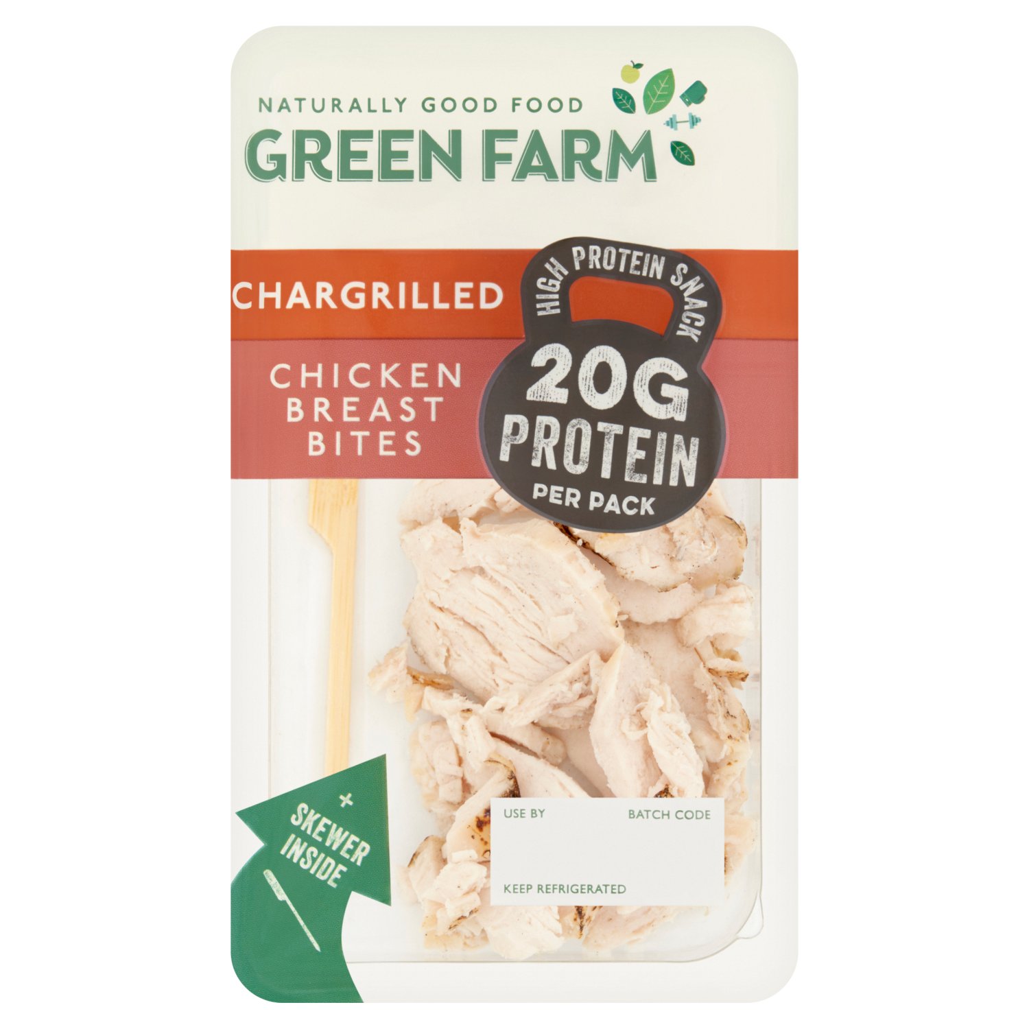 Green Farm Chargrilled Chicken Breast Bites (80 g)