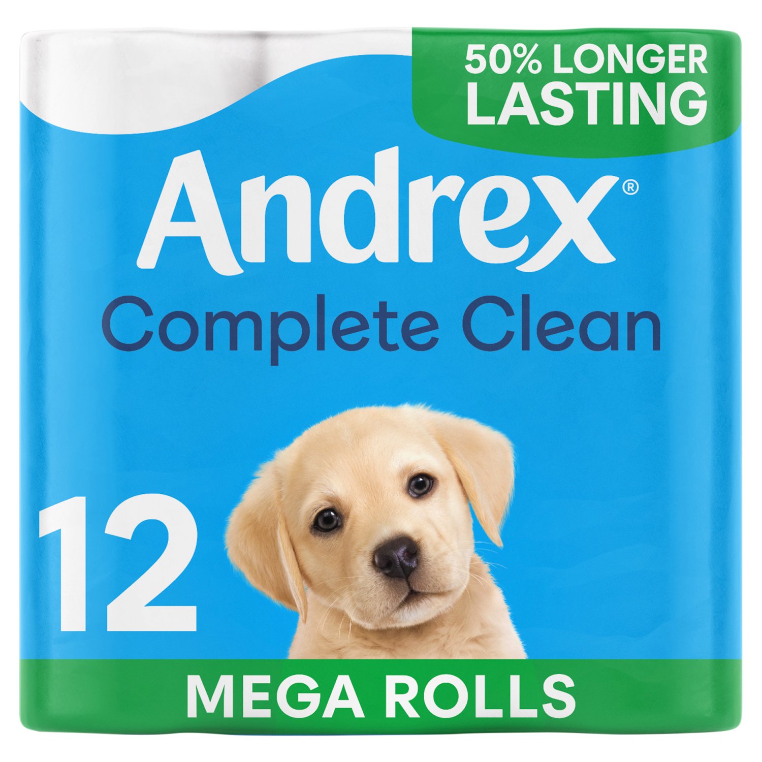 Andrex Complete Clean Mega Toilet Tissue (12 Roll)