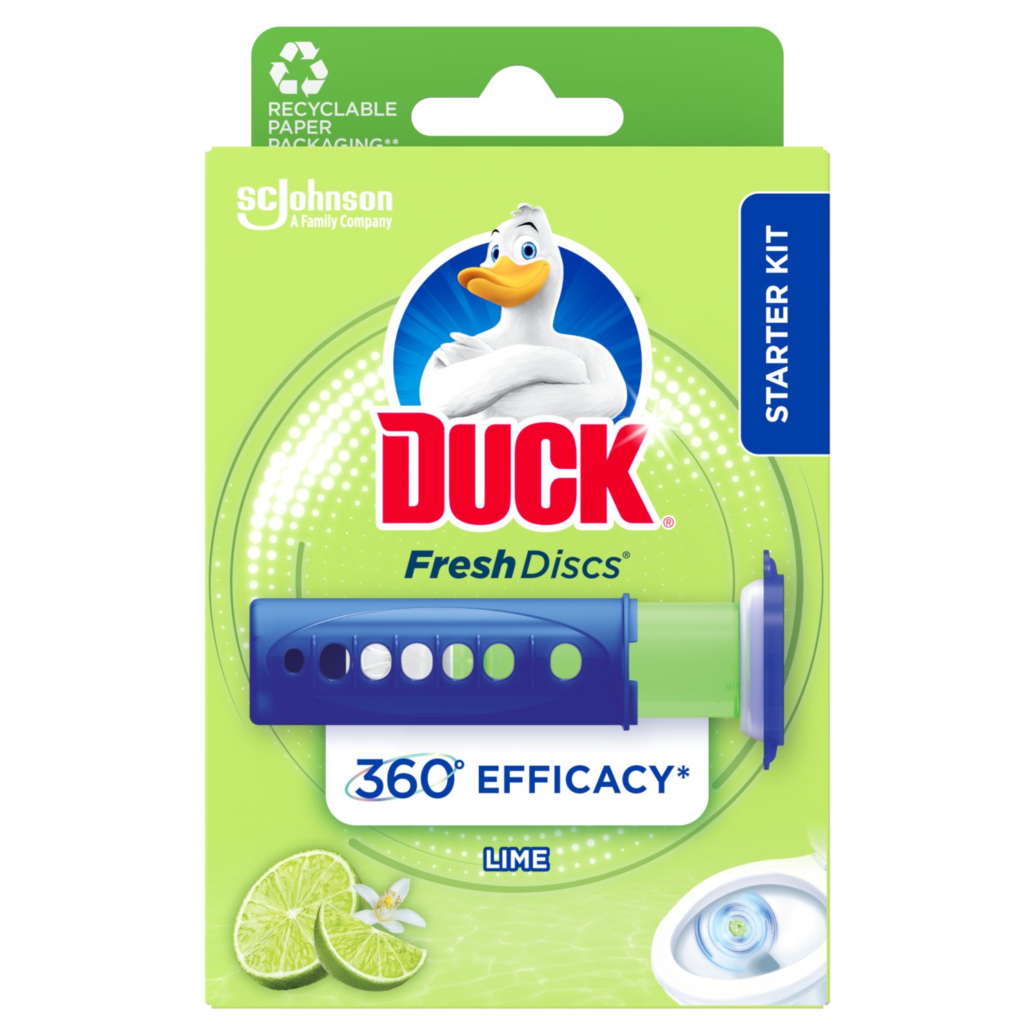 Duck Lime Fresh Discs Starter Kit (36 ml)