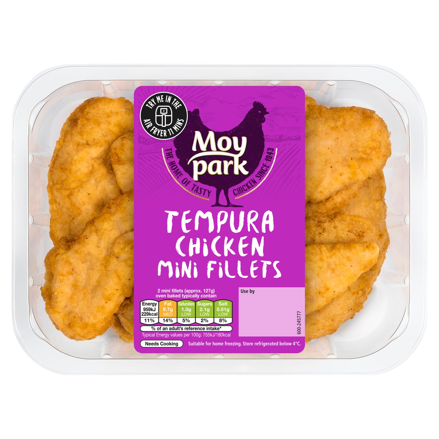 Moy Park Tempura Chicken Mini Fillets (300 g)