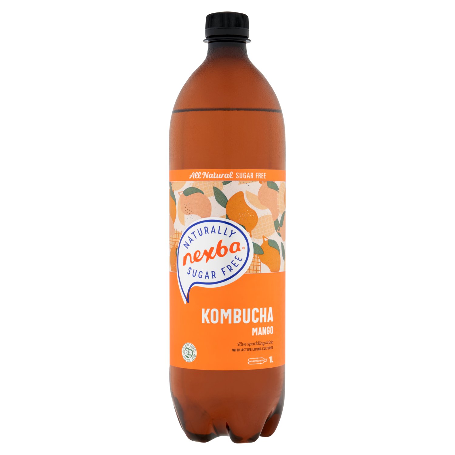 Nexba Mango Kombucha Drink Bottle (1 L)