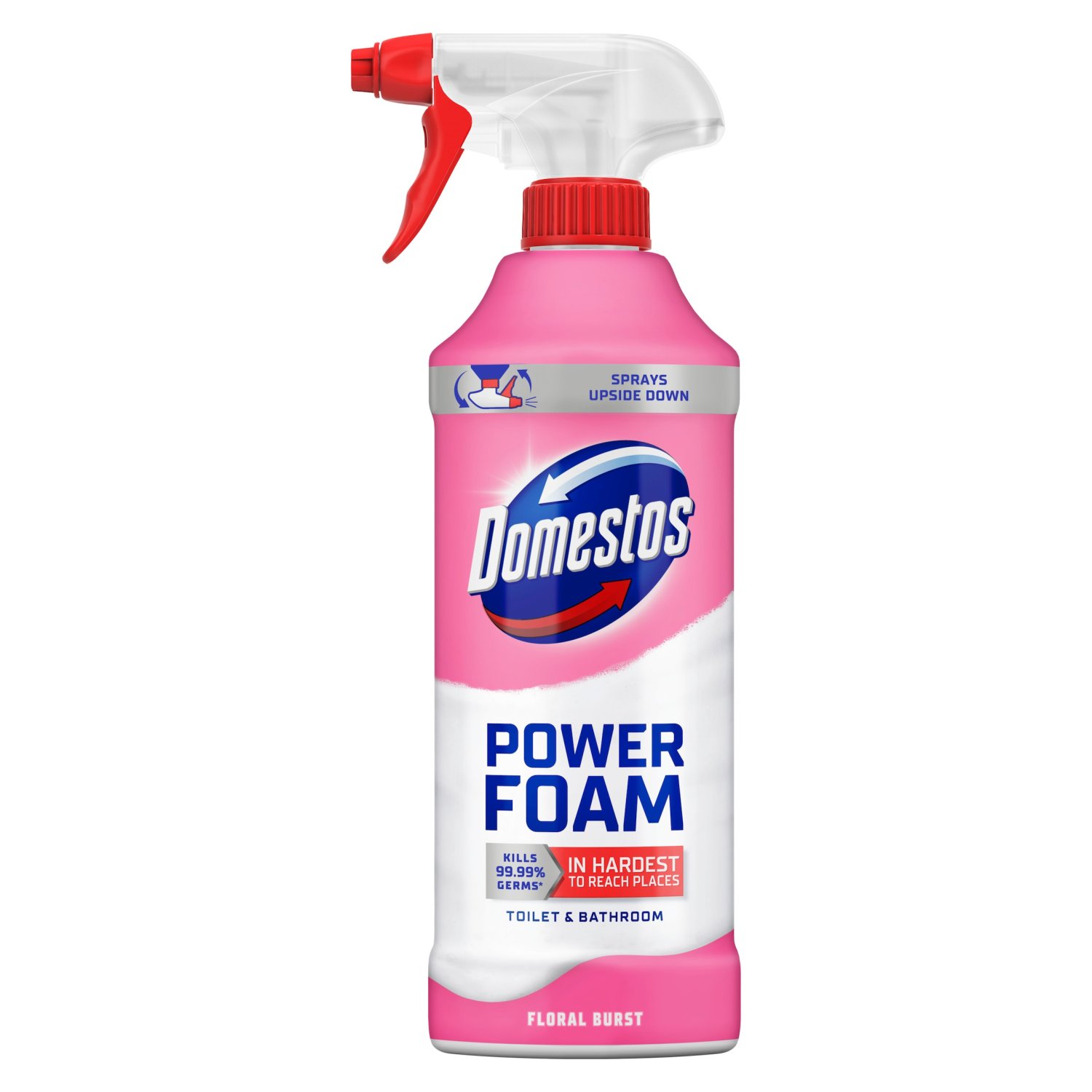 Domestos Power Foam Floral Burst Toilet & Bathroom Cleaner (450 ml)