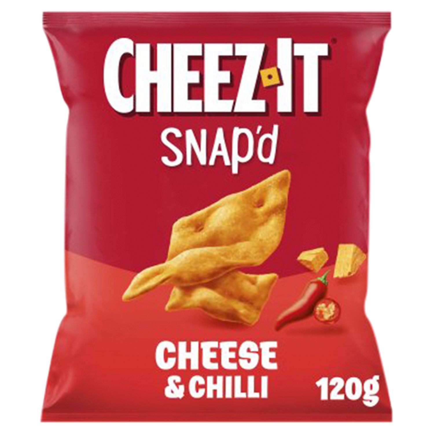 Cheez-It Cheese & Chilli Snap'd Snacks (120 g)