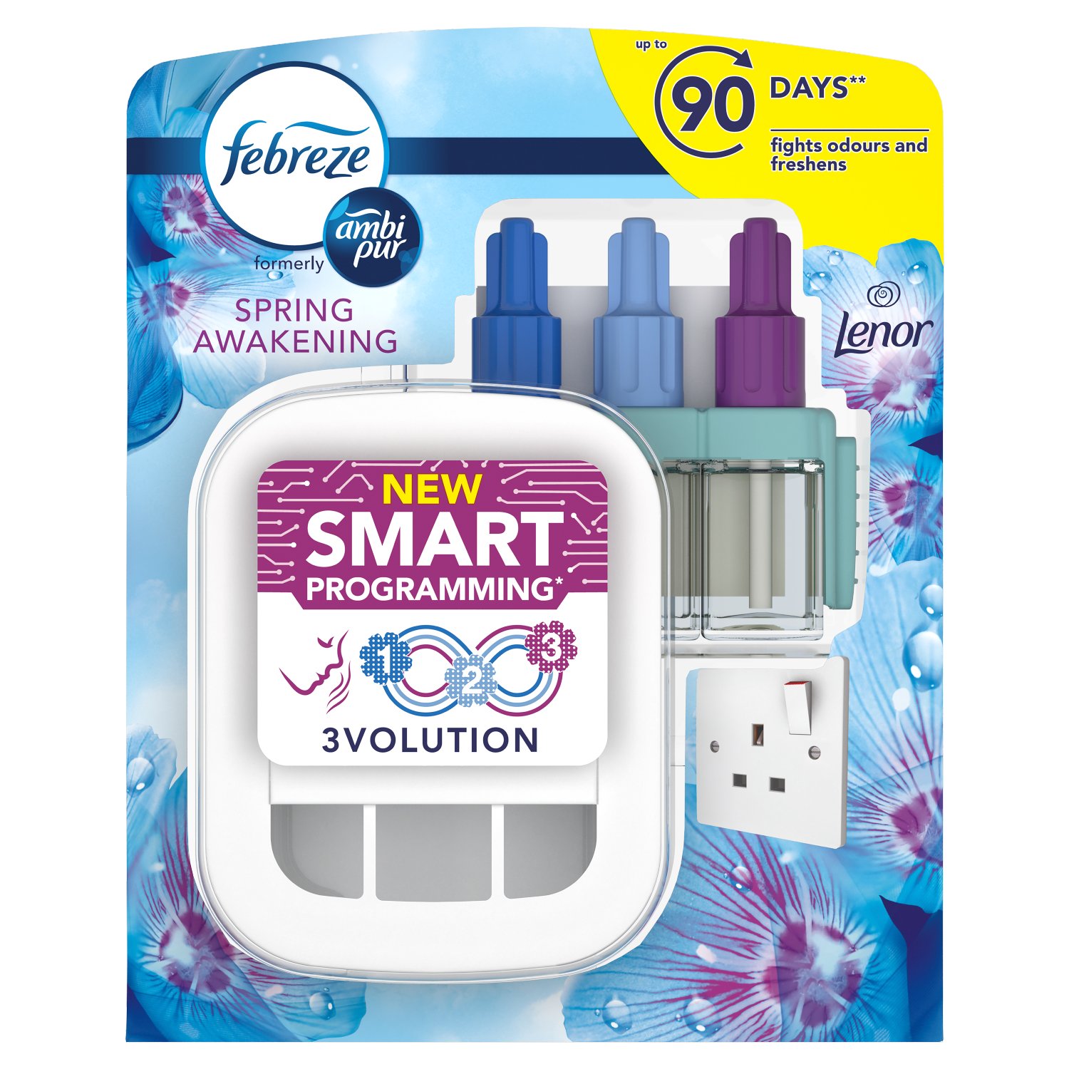 Febreze Spring Awakening Plug Starter Kit Air Freshener (20 ml ...