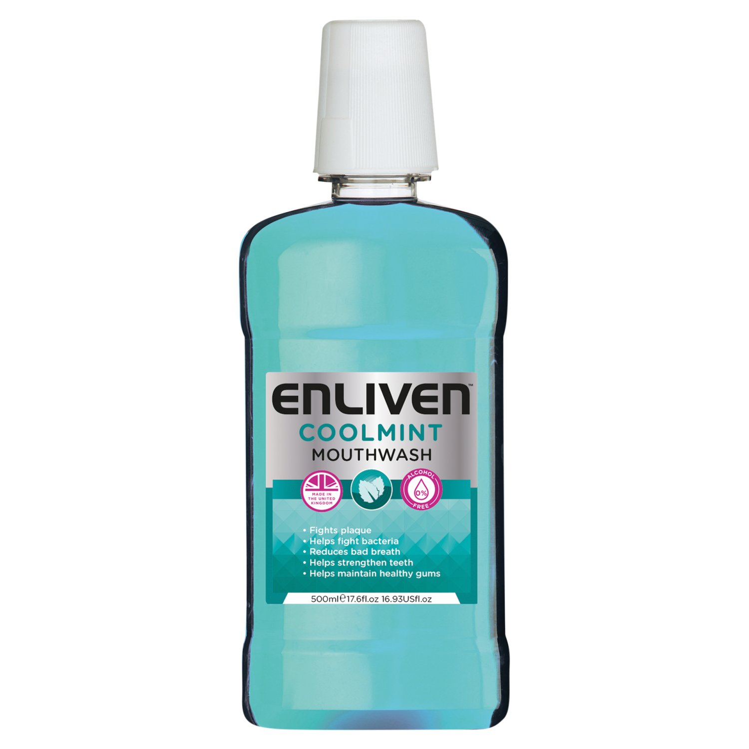 Enliven Coolmint Mouthwash (500 ml)