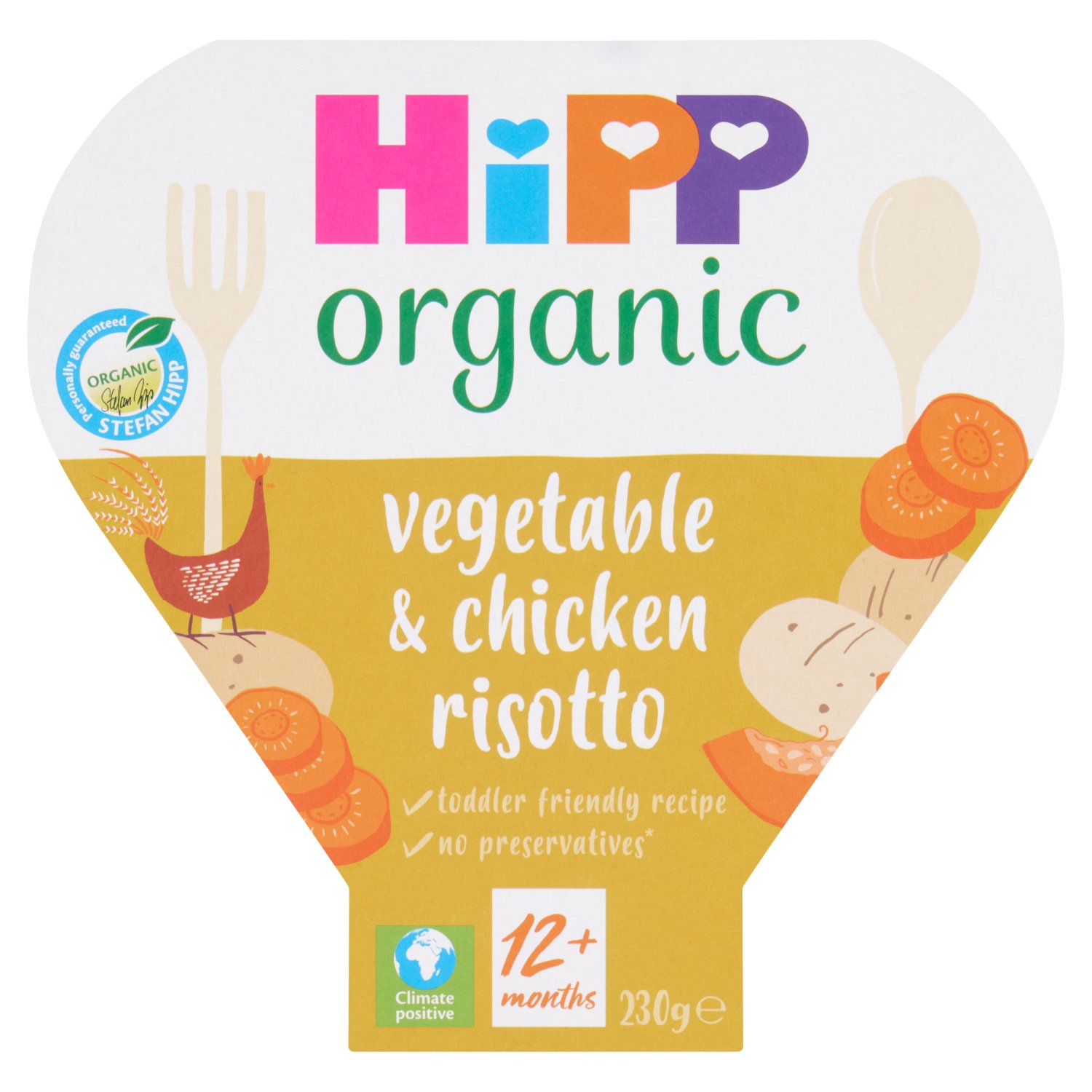 Hipp Organic Vegetable & Chicken Risotto 12 Months+ (230 g)