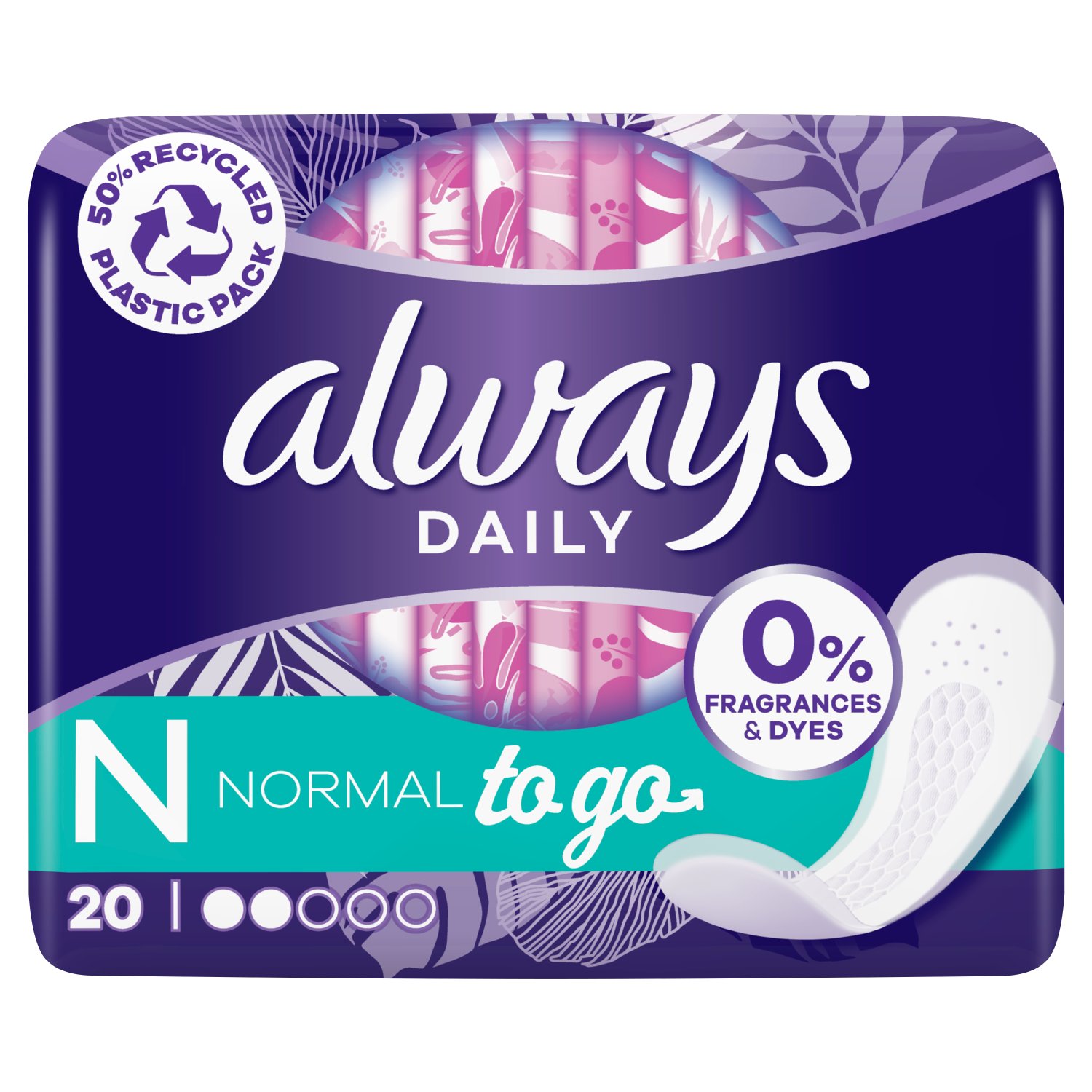 Always Daily Normal Panty Liners (20 Piece)