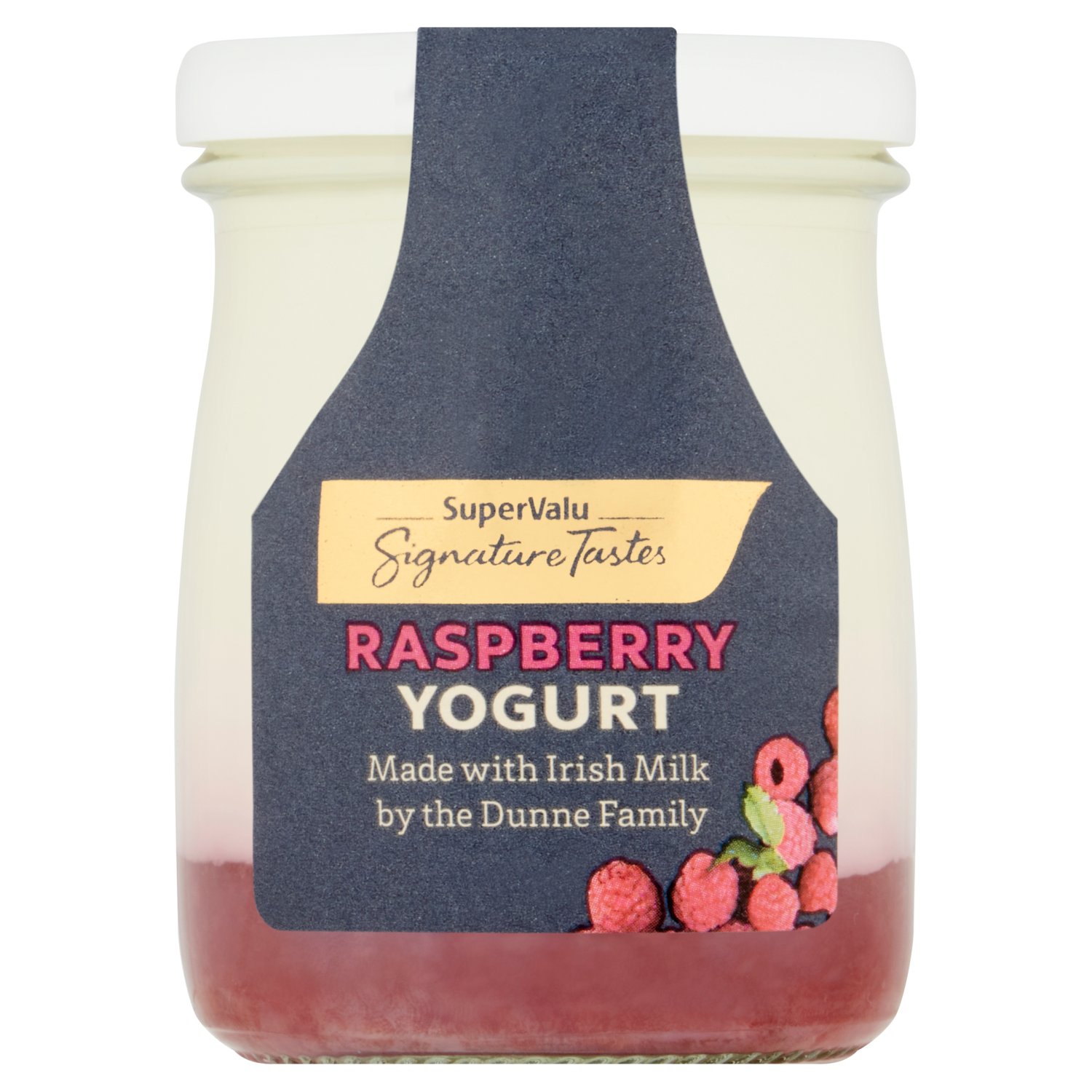 SuperValu Signature Tastes Raspberry Yogurt Glass Jar (140 g)