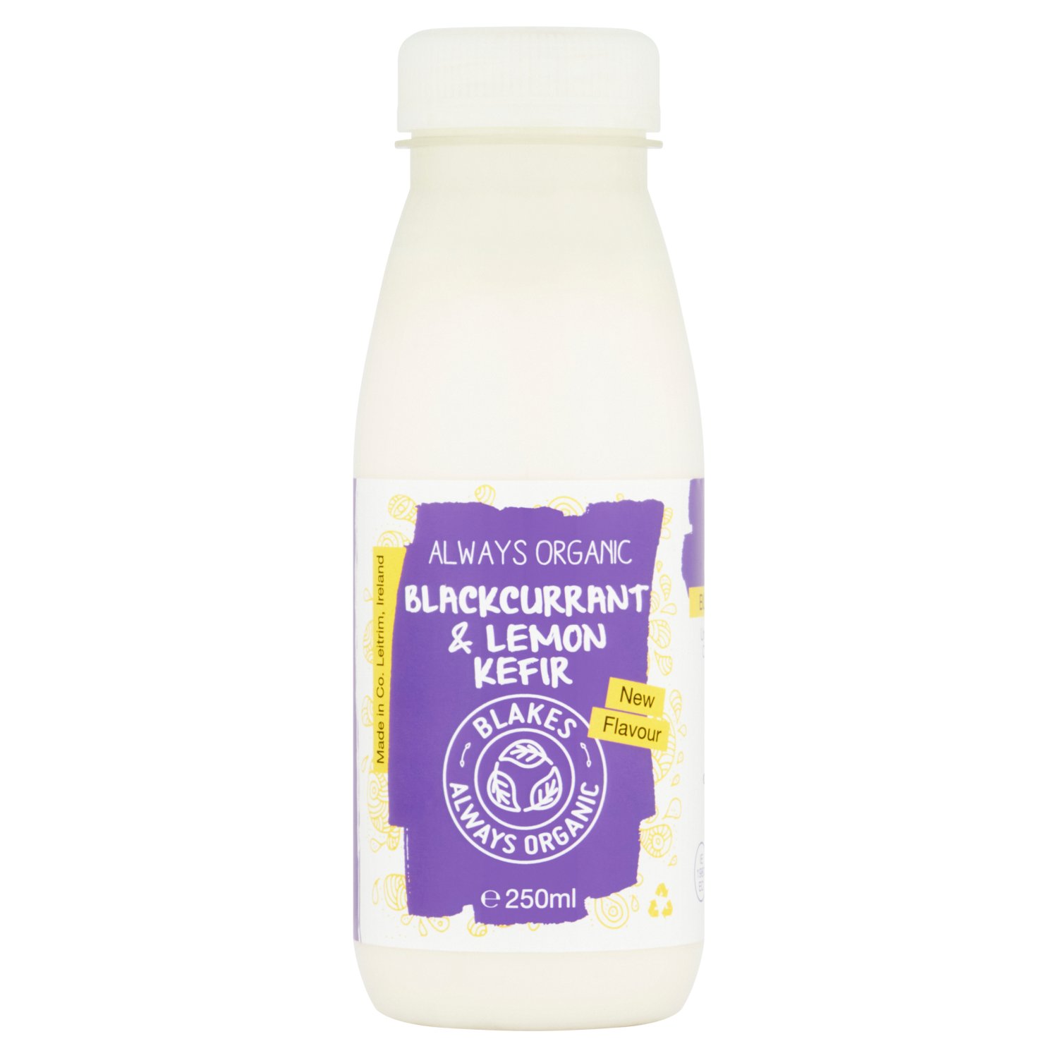 Blakes Organic Lemon & Blackcurrant Kefir (250 ml)