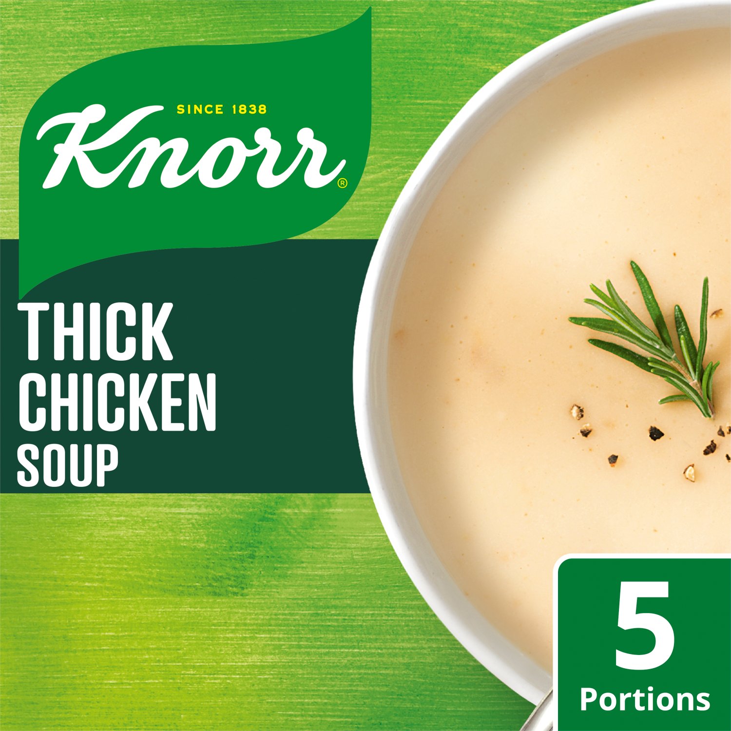 Knorr Thick Chicken Family Pack Packet Soup 5 Portions (91 g)