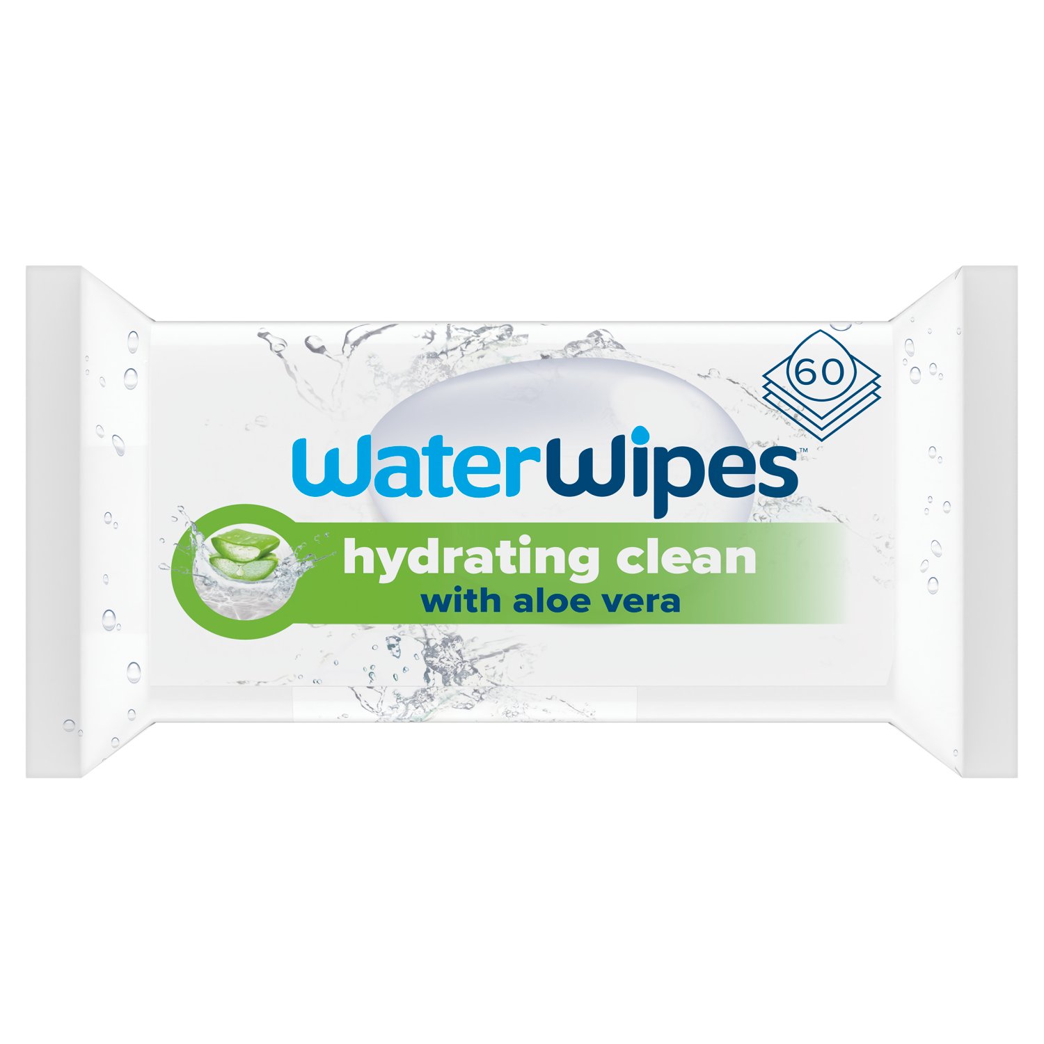 WaterWipes Hydrating Clean Baby Wipes (60 Piece)