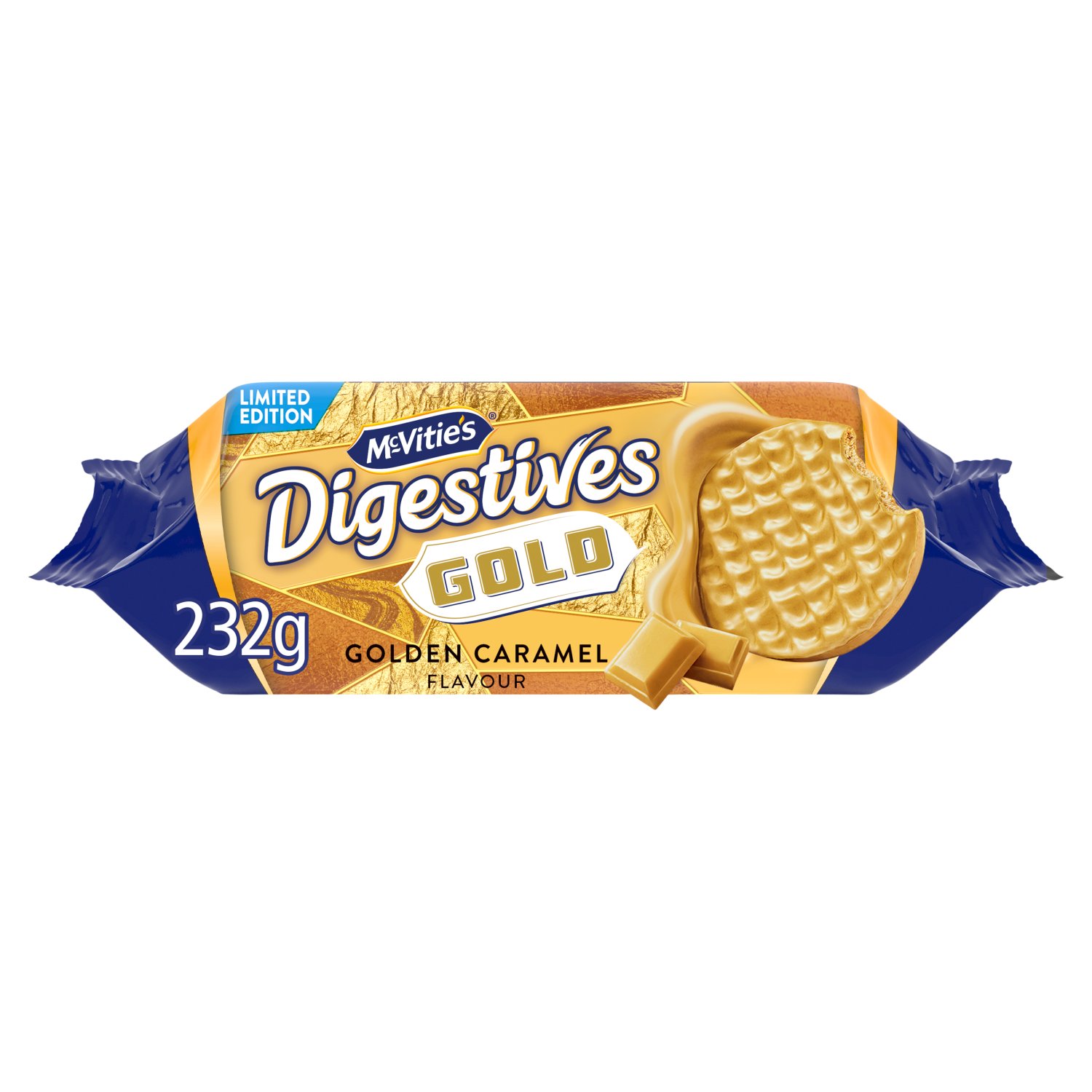 McVitie's Digestive Gold Caramel Biscuit (232 g)