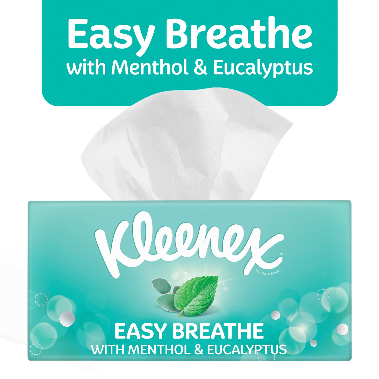 Kleenex Easy Breathe Menthol & Eucalyptus Tissues Box (56 Piece)