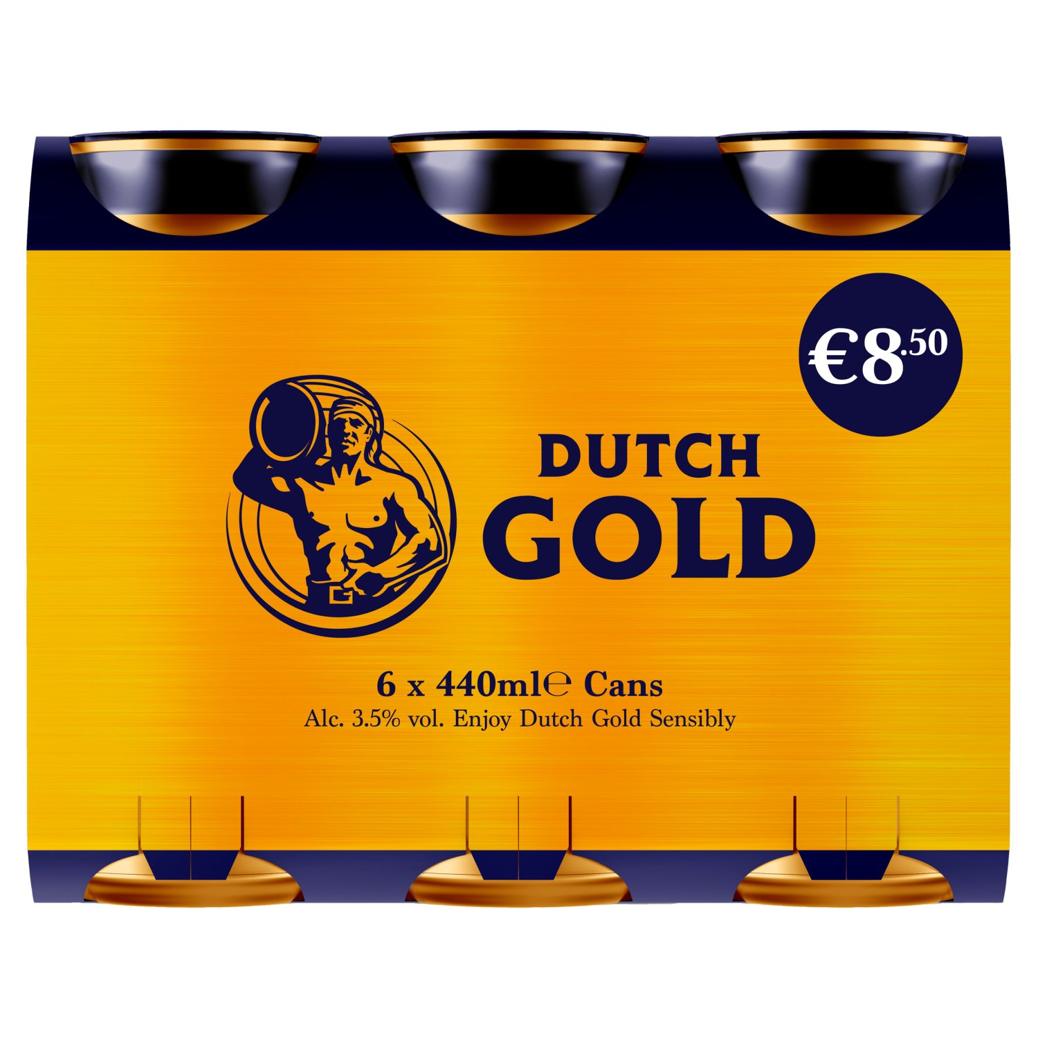 Dutch Gold Beer Can 6 Pack (440 ml)