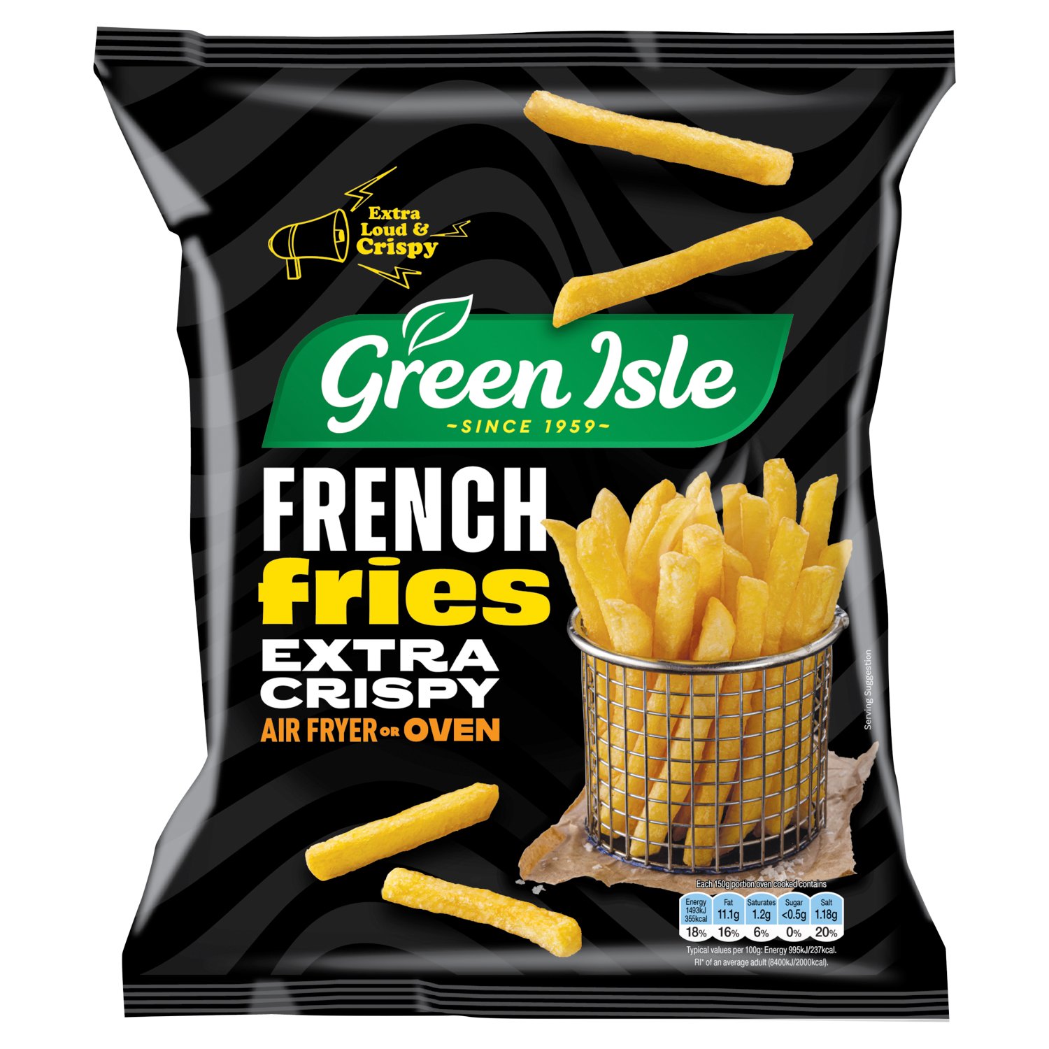 Green Isle Extra Crispy French Fries (800 g)