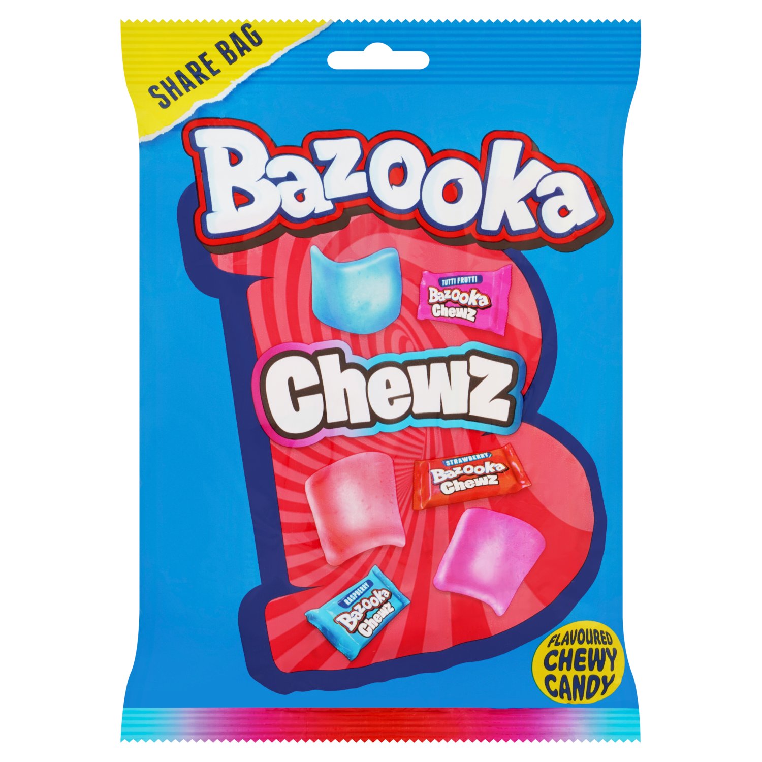 Bazooka Mixed Chewz Candy Share Bag (120 g)