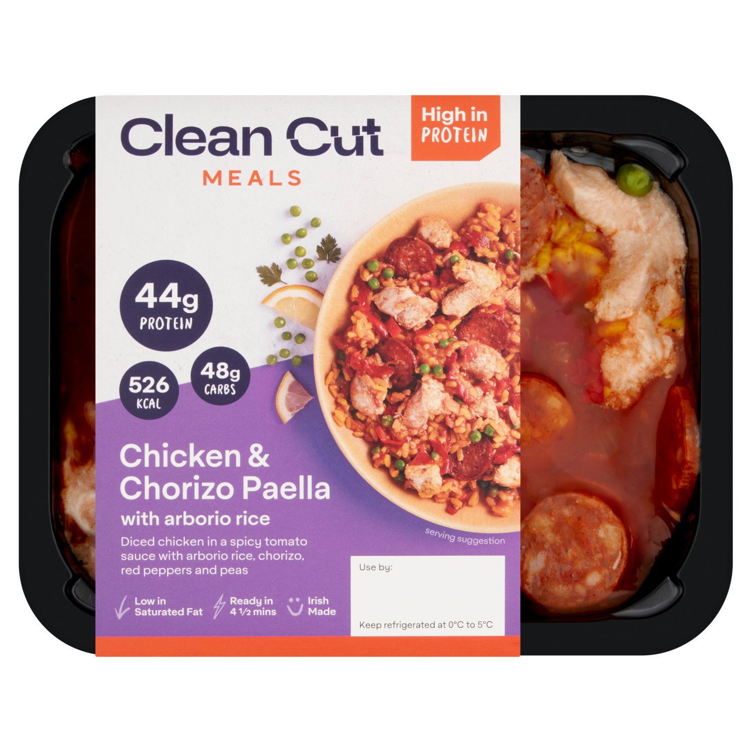 Clean Cut Chicken & Chorizo Paella with Arborio Rice (400 g)