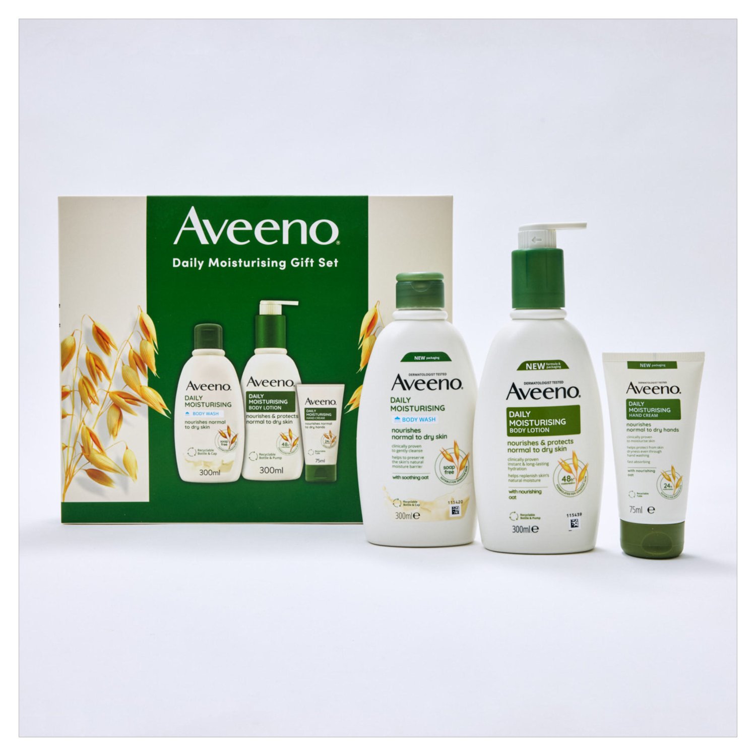 Aveeno Daily Moisturising Gift Set (675 ml)