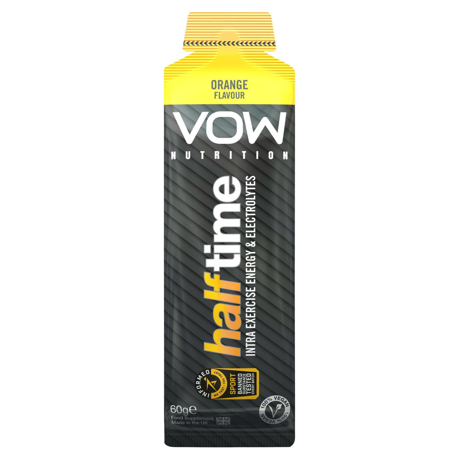 Vow Nutrition Orange Half Time Energy Gel Sachet (60 g)