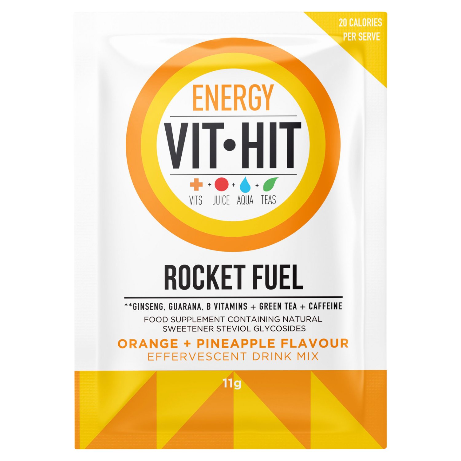 Vit Hit Energy Orange & Pineapple Effervescent Drink Mix (11 g)