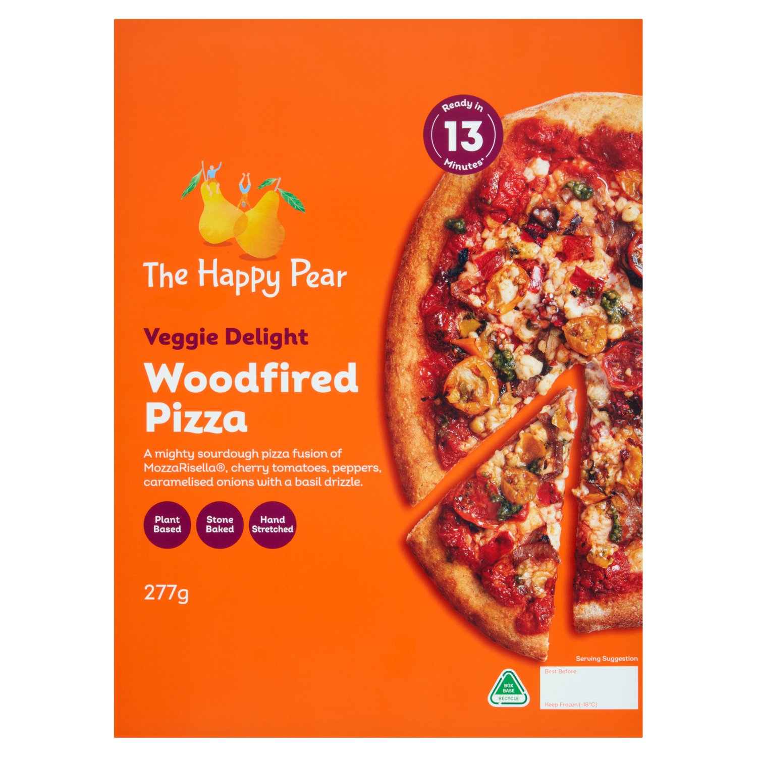 The Happy Pear Veggie Delight Woodfired Pizza (277 g)