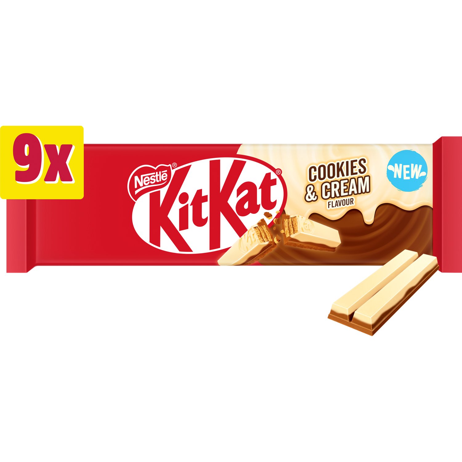 Kit Kat Cookies & Cream 2 Finger Bar 9 Pack (20.7 g)