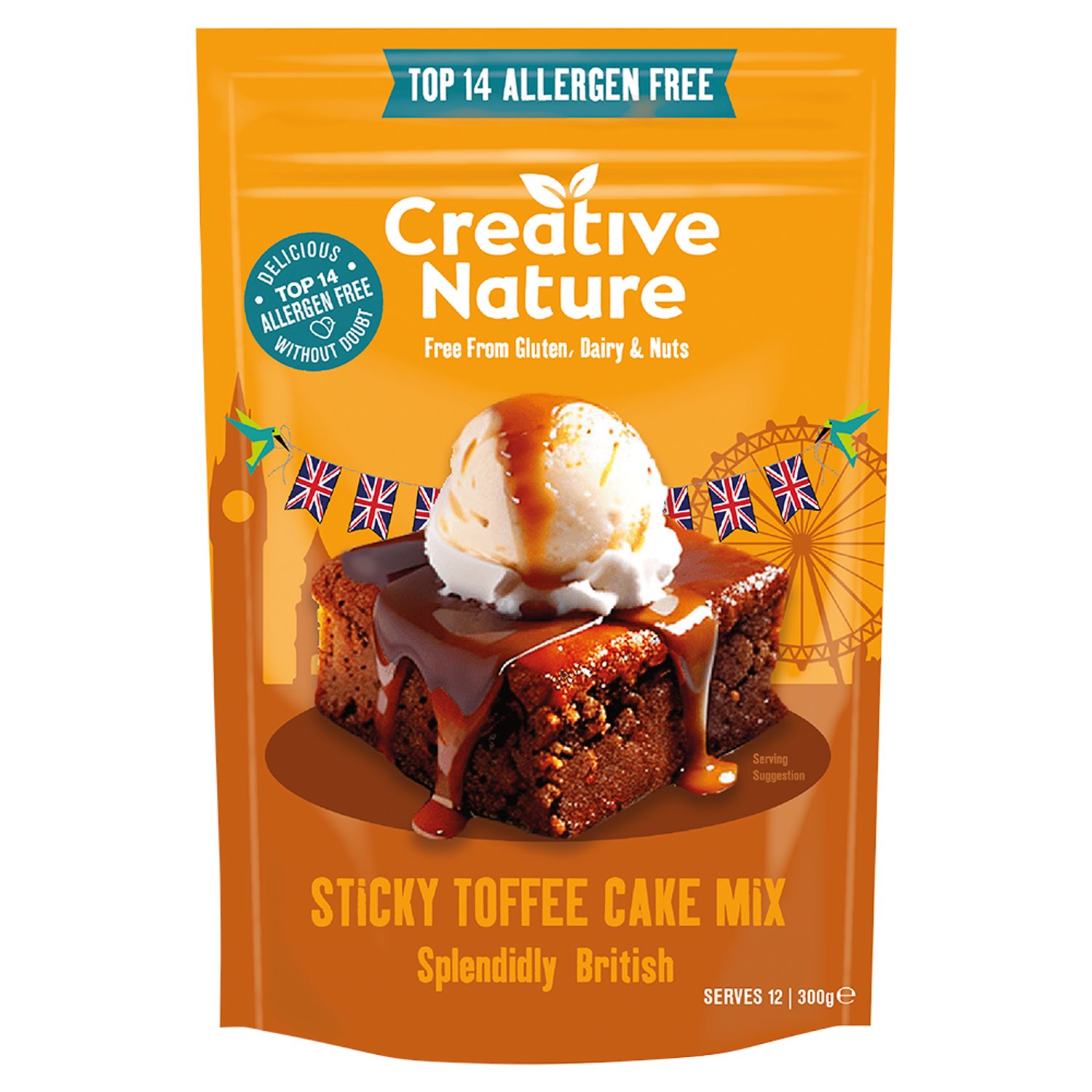 Creative Nature Sticky Toffee Cake Mix (300 g)