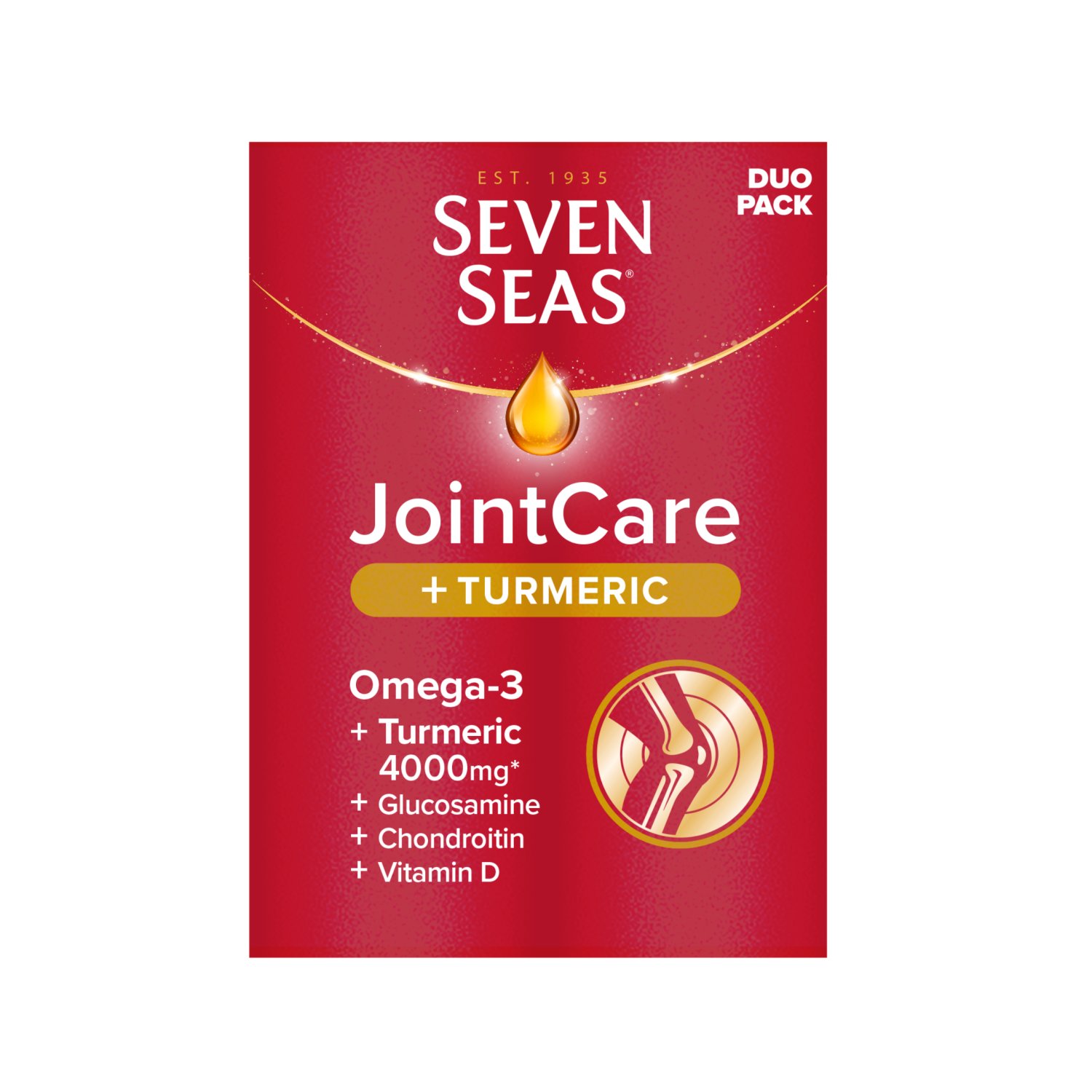 Seven Seas JointCare +Turmeric Capsules Duo Pack (60 Piece)