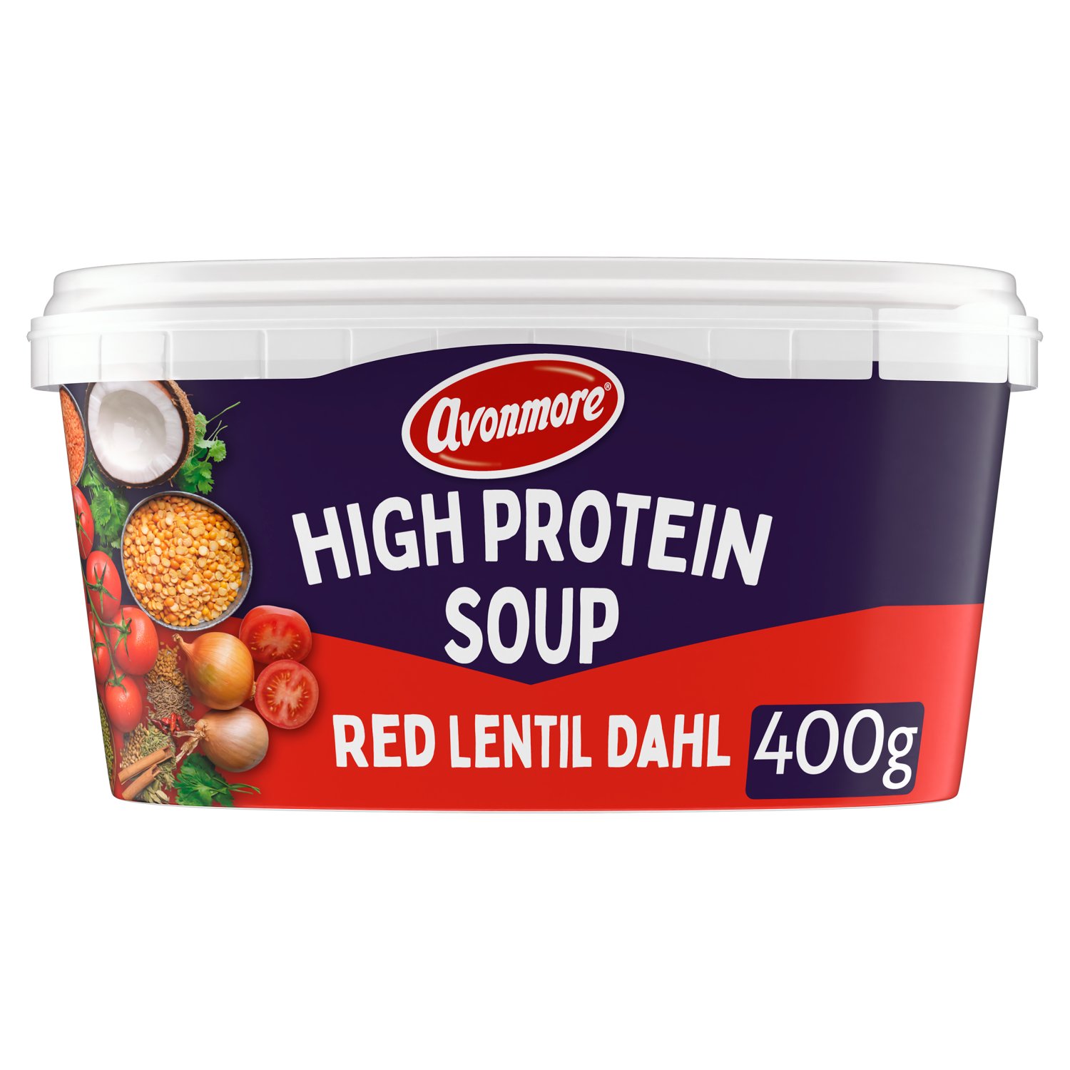 Avonmore Red Lentil Dahl High Protein Soup (400 g)