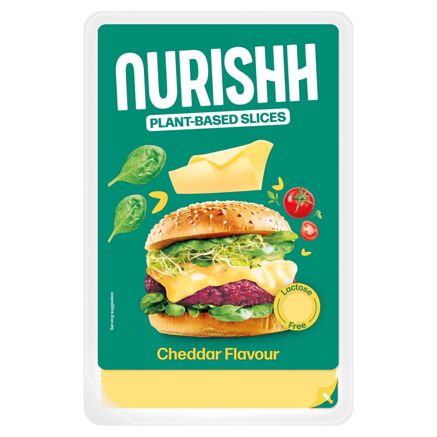 Nurishh Plant Based Cheddar Flavour Slices (120 g)