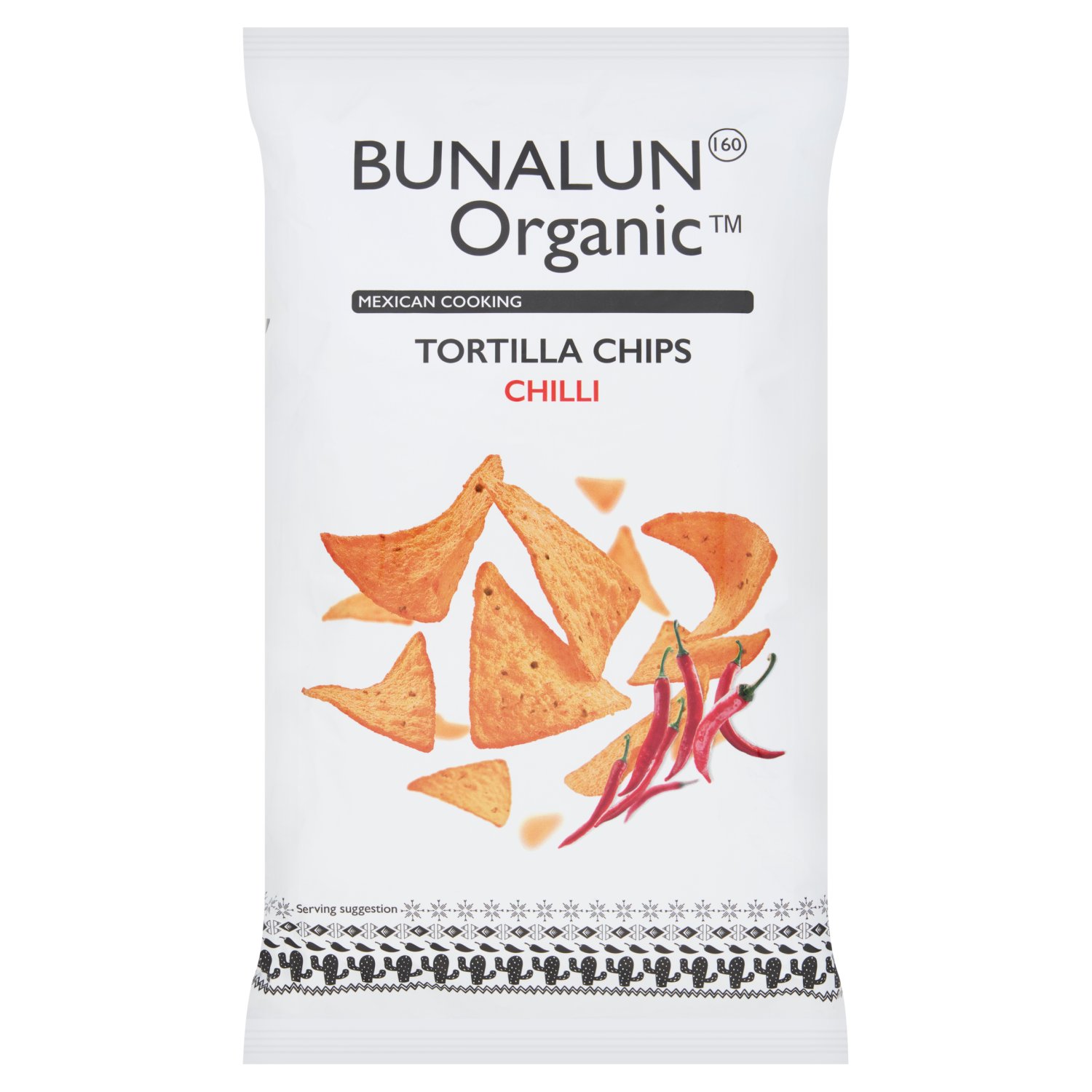 Bunalun Organic Chilli Tortilla Chips (125 g)