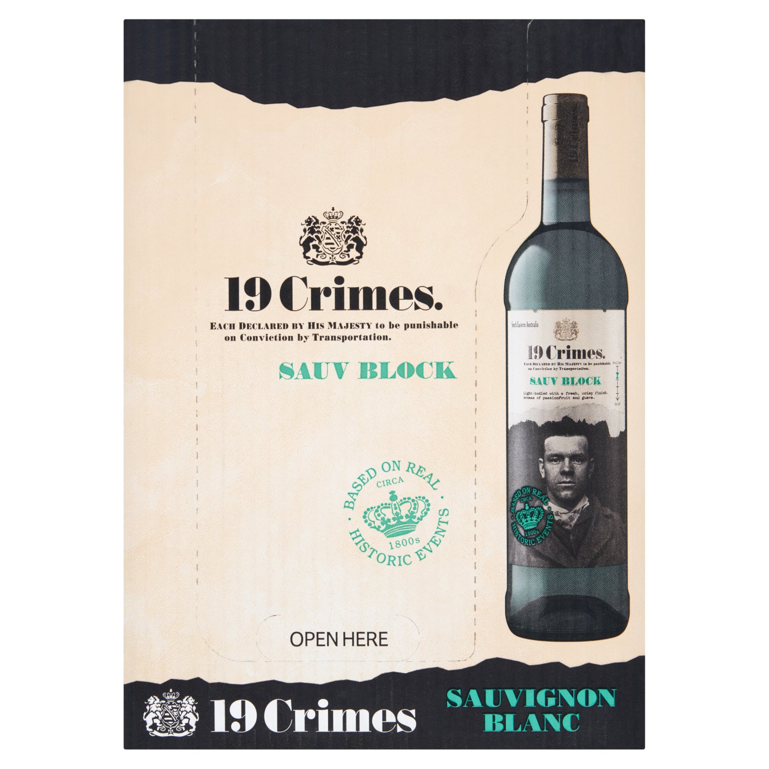 19 Crimes Sauv Block 6 Bottle Pack (75 cl)